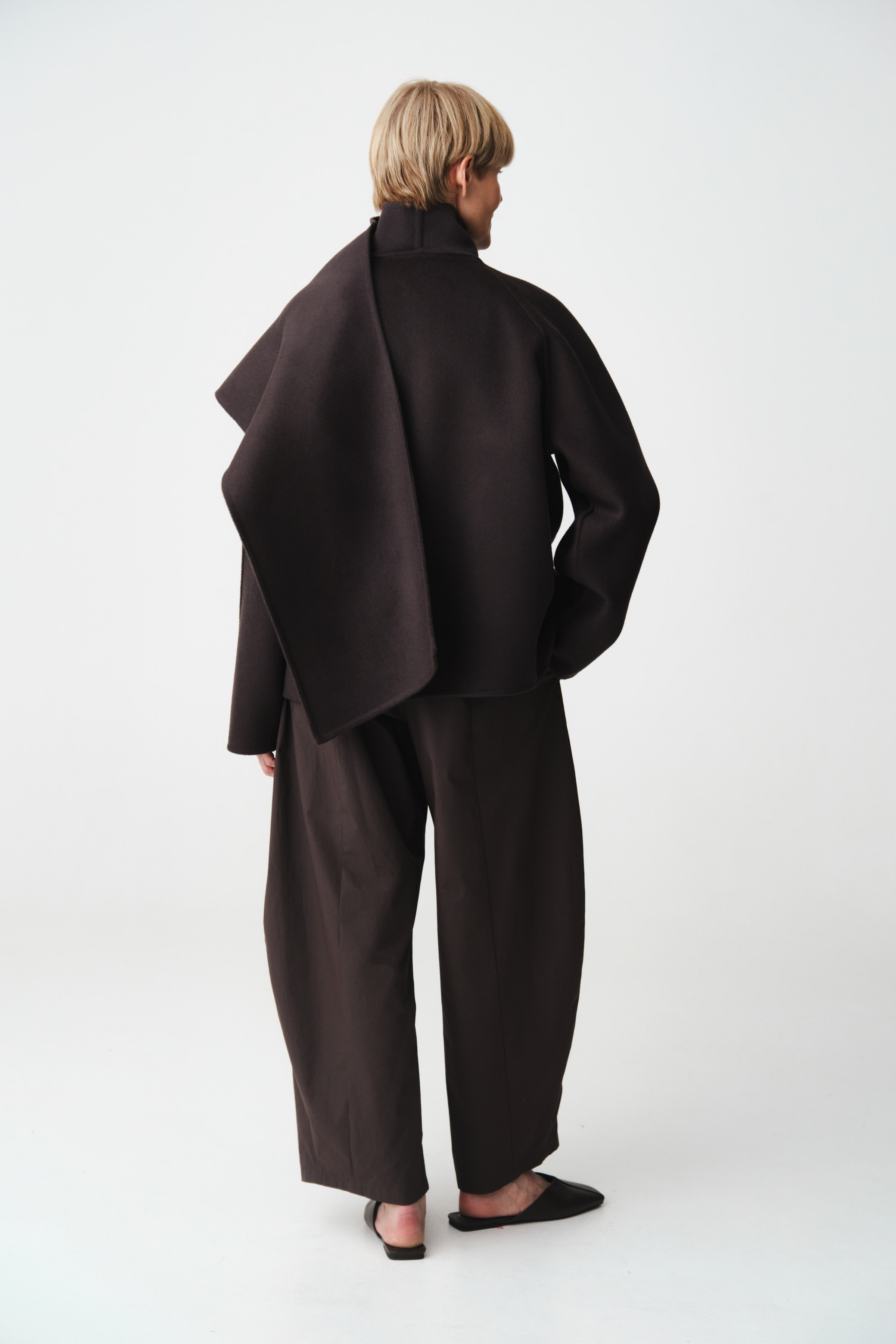 Брюки большой ромб со складкой, хлопок