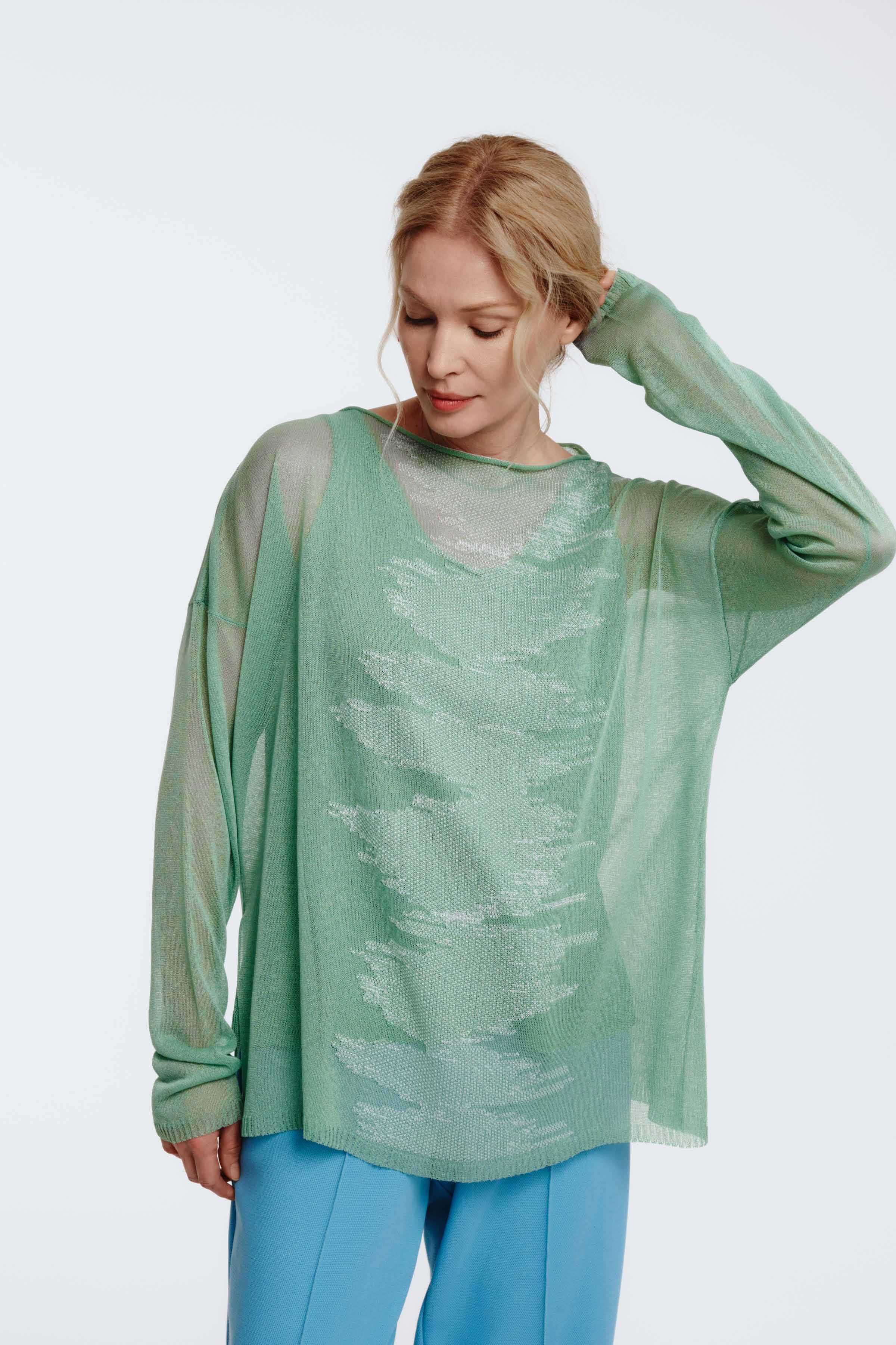 Джемпер Тень  от Lesel (Лесель)! Заказывайте по ✆ 8 (800) 777 02 37