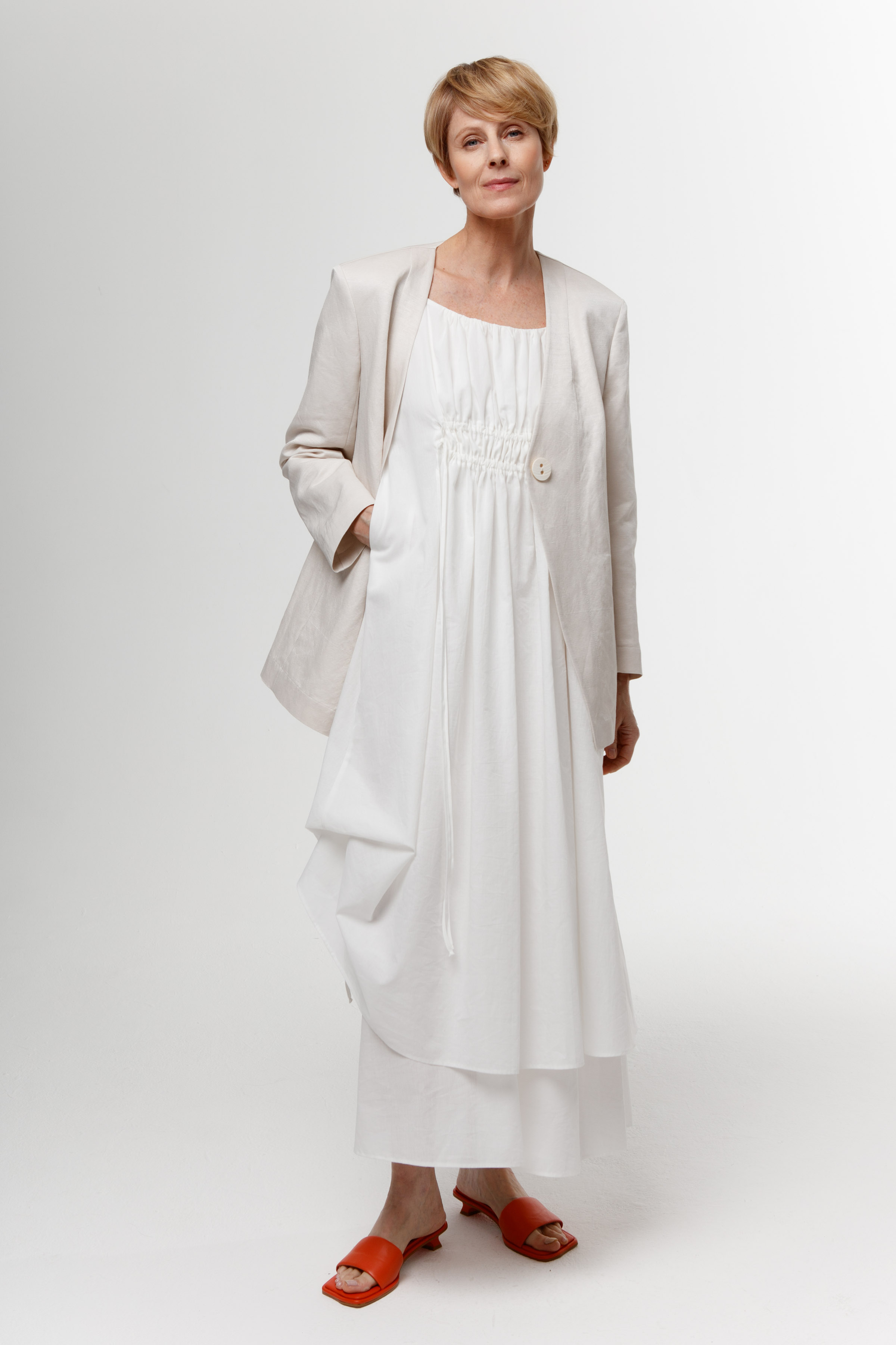 Жакет без лацканов 06 Суфле (souffle) от Lesel (Лесель)! Заказывайте по ✆ 8 (800) 777 02 37