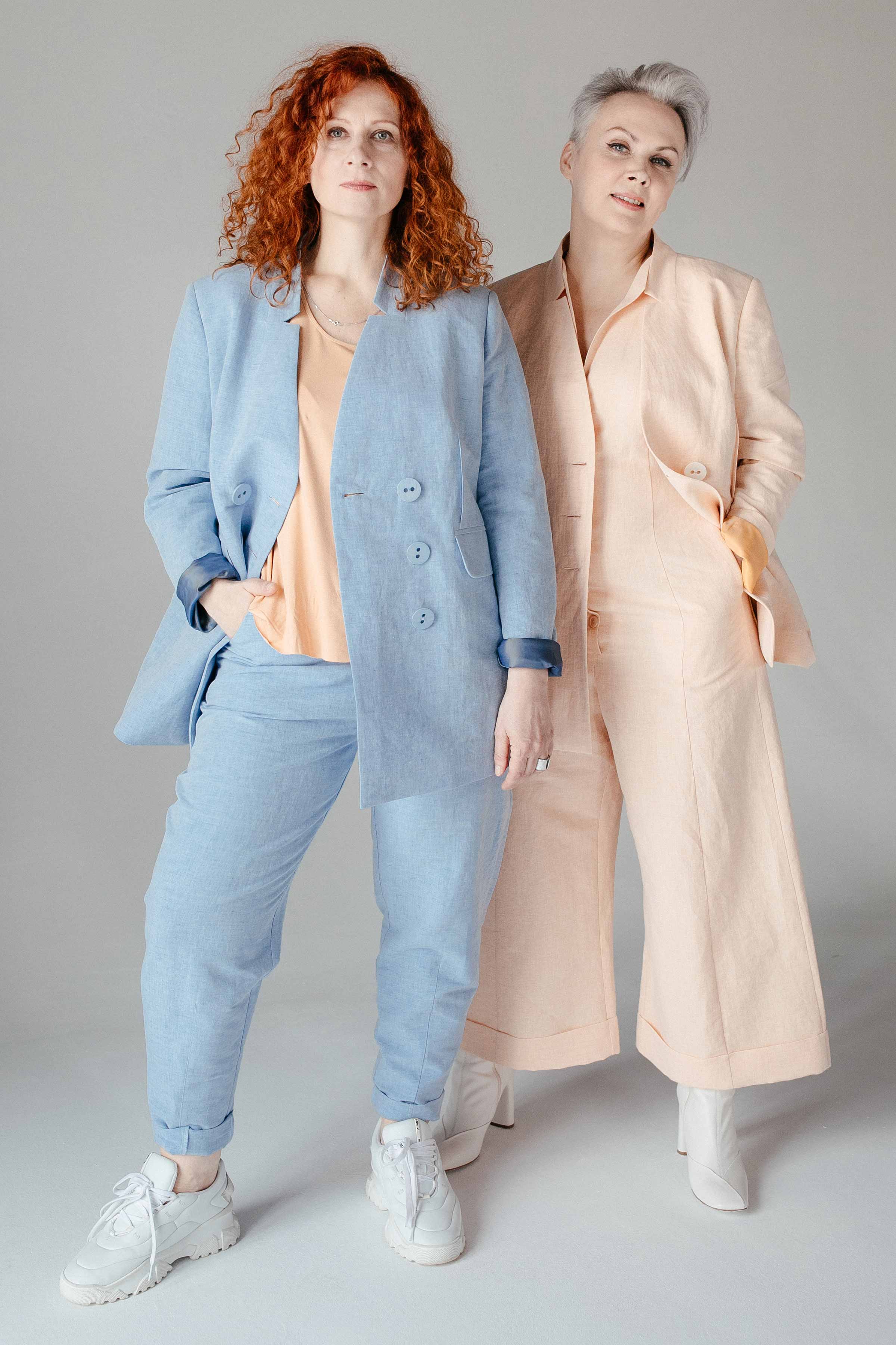 Брюки Малый Ромб, Карамель  от Lesel (Лесель)! Заказывайте по ✆ 8 (800) 777 02 37