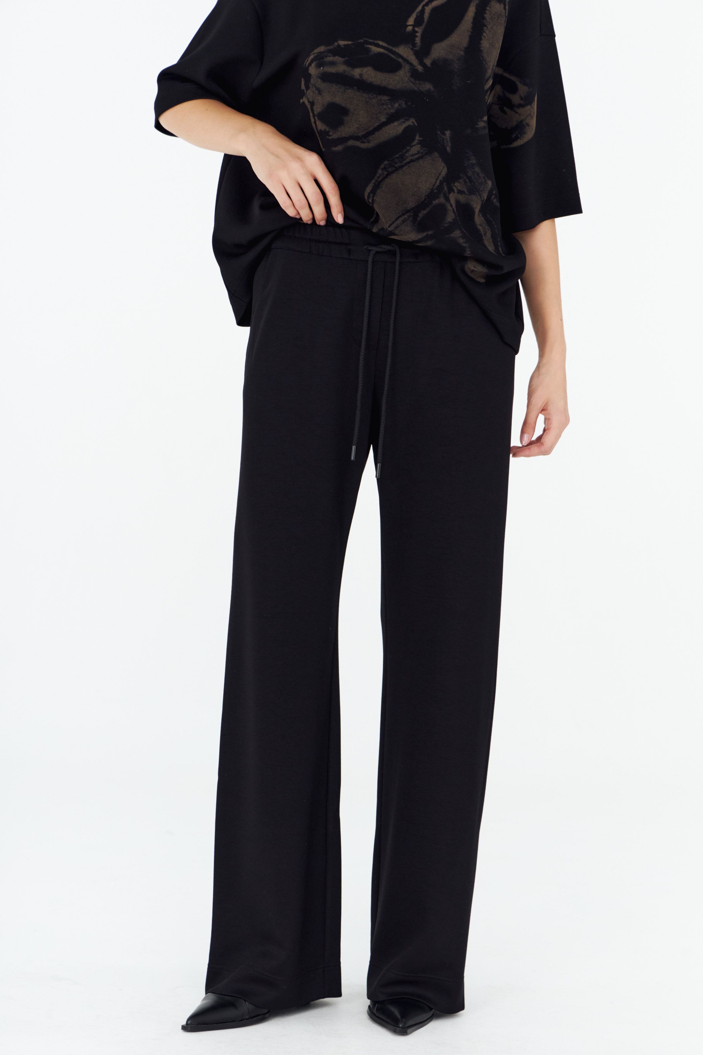 Брюки прямые база мягкое джерси  от Lesel (Лесель)! Заказывайте по ✆ 8 (800) 777 02 37