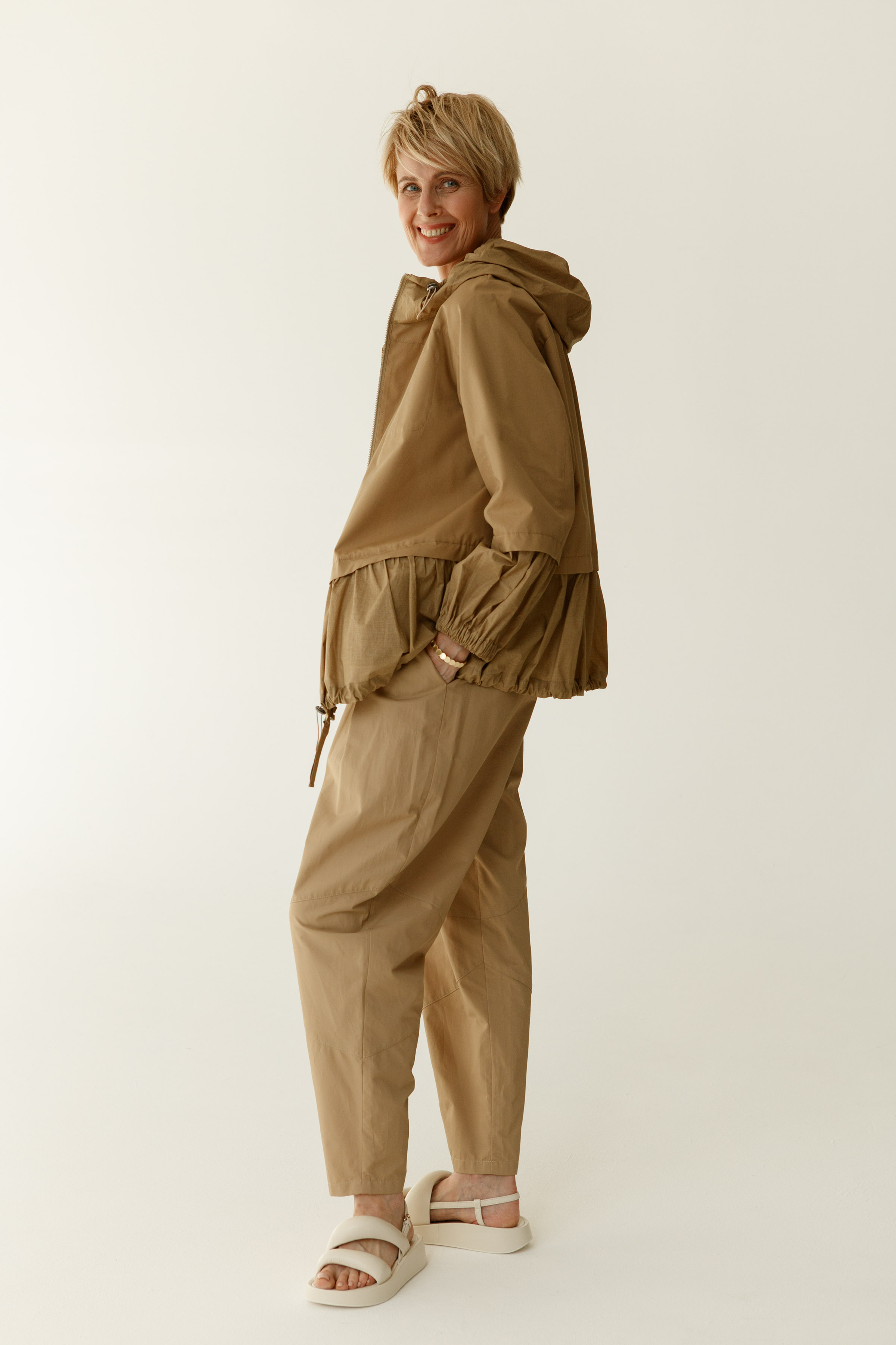 Куртка Ветровка комби 04 Бежевый (beige) от Lesel (Лесель)! Заказывайте по ✆ 8 (800) 777 02 37