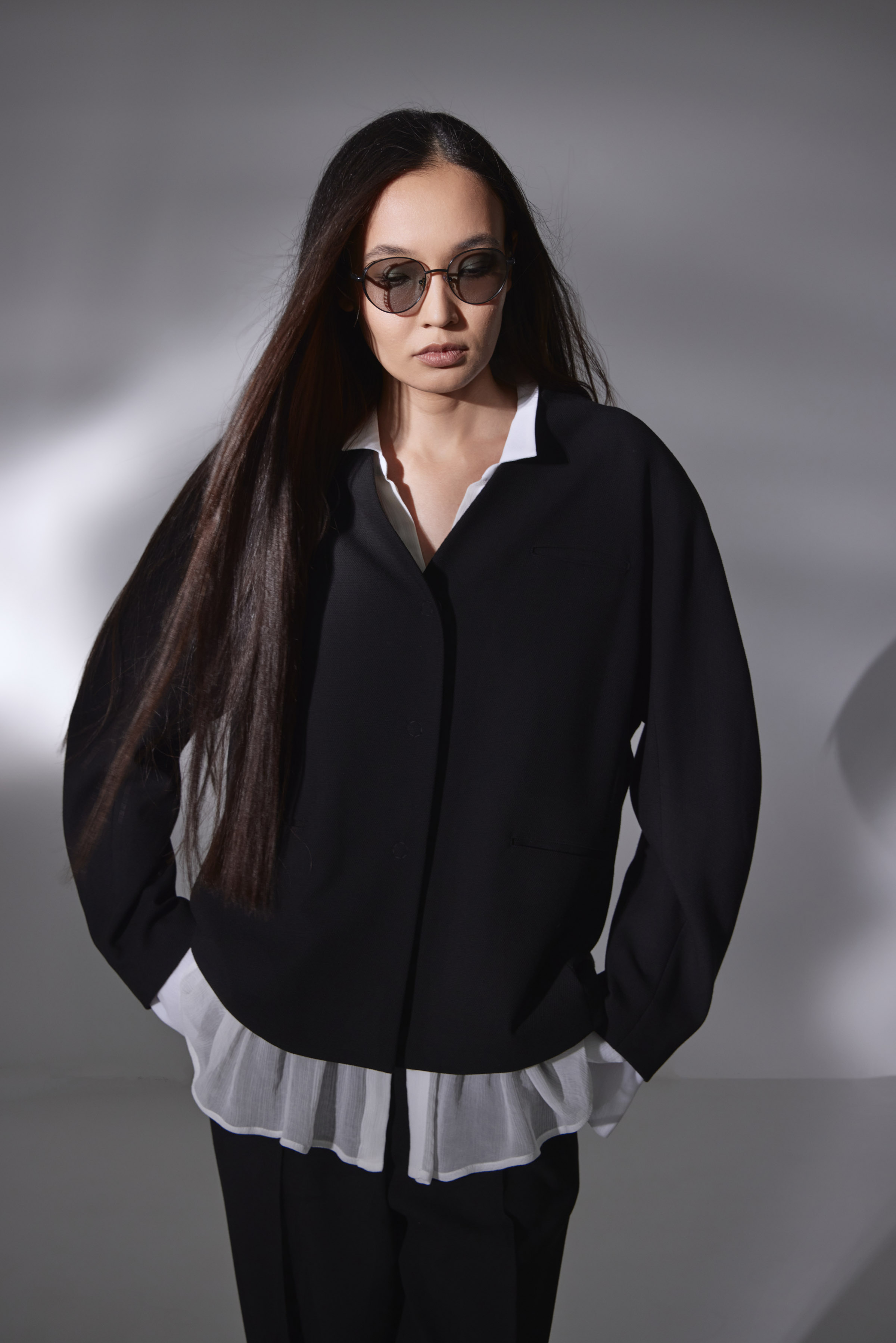 Жакет овал на подкладке 00 Черный (noir) от Lesel (Лесель)! Заказывайте по ✆ 8 (800) 777 02 37