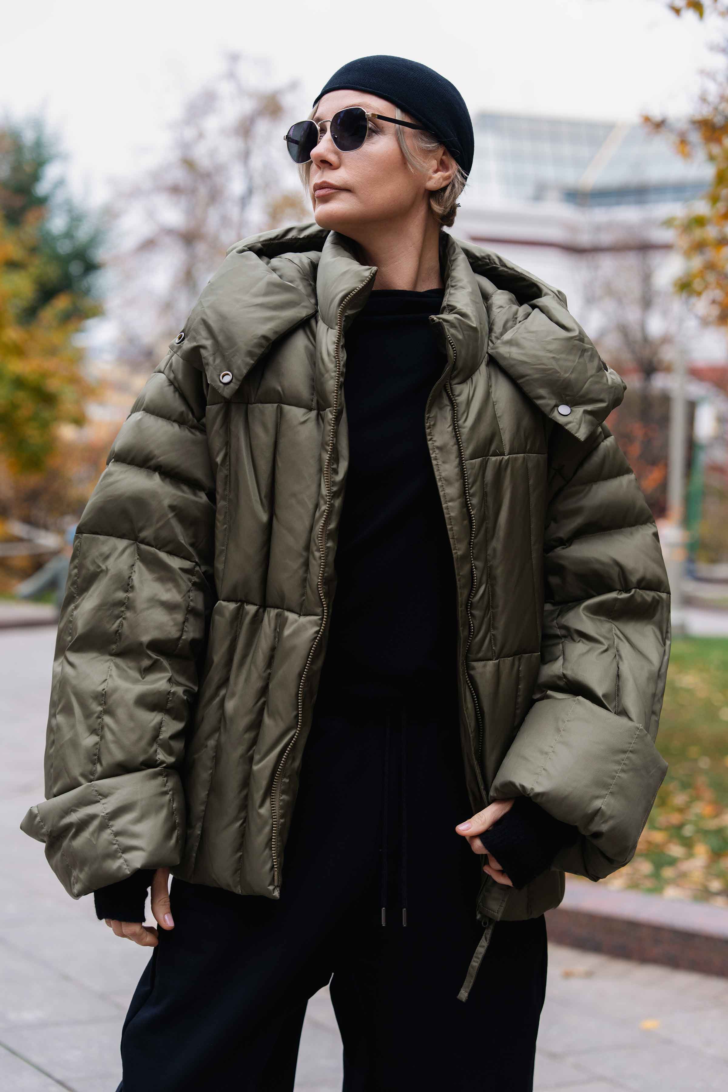 Куртка пуховая Столбики 79 Гербарий (herbal) от Lesel (Лесель)! Заказывайте по ✆ 8 (800) 777 02 37