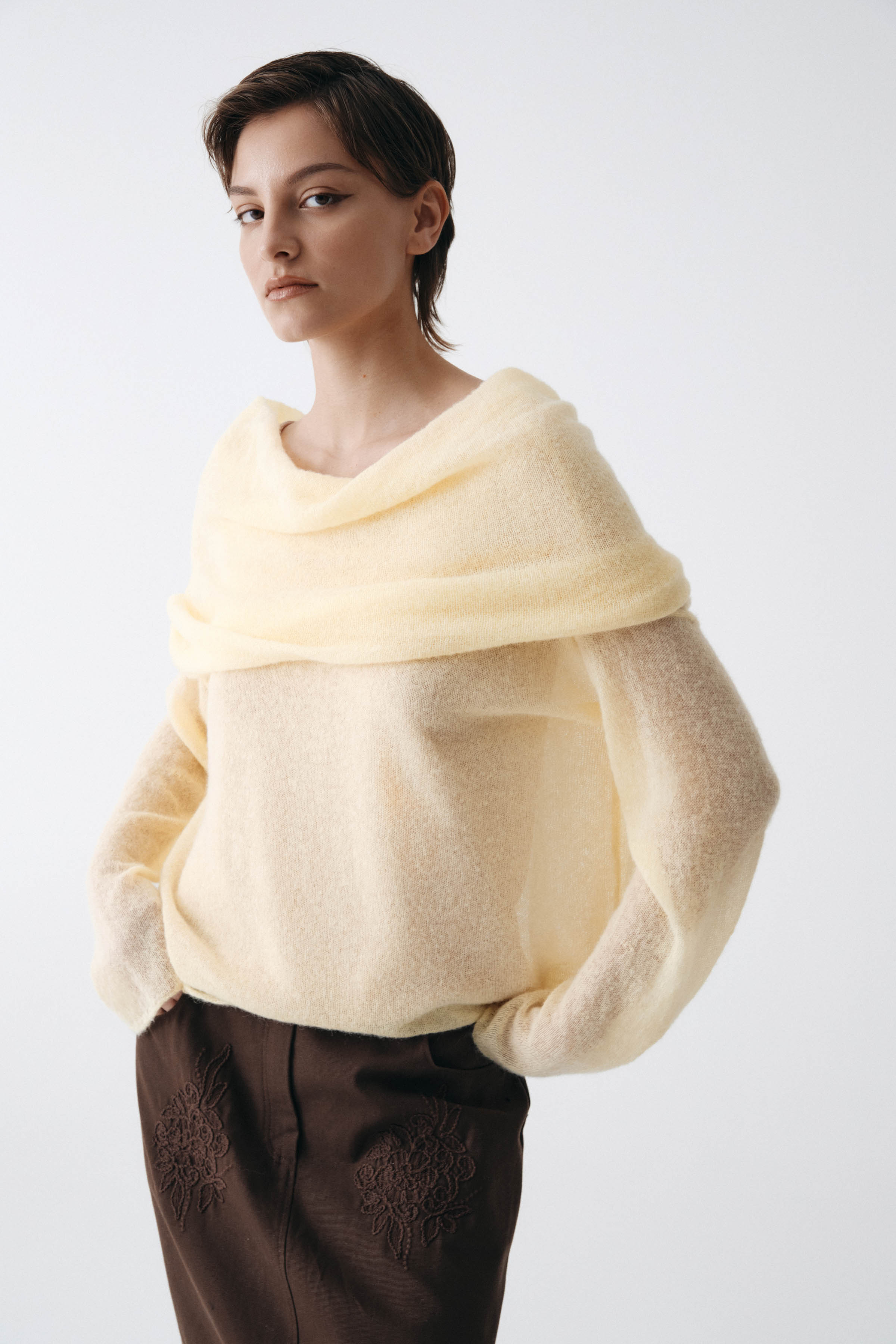 Джемпер с длинным рукавом Хомут