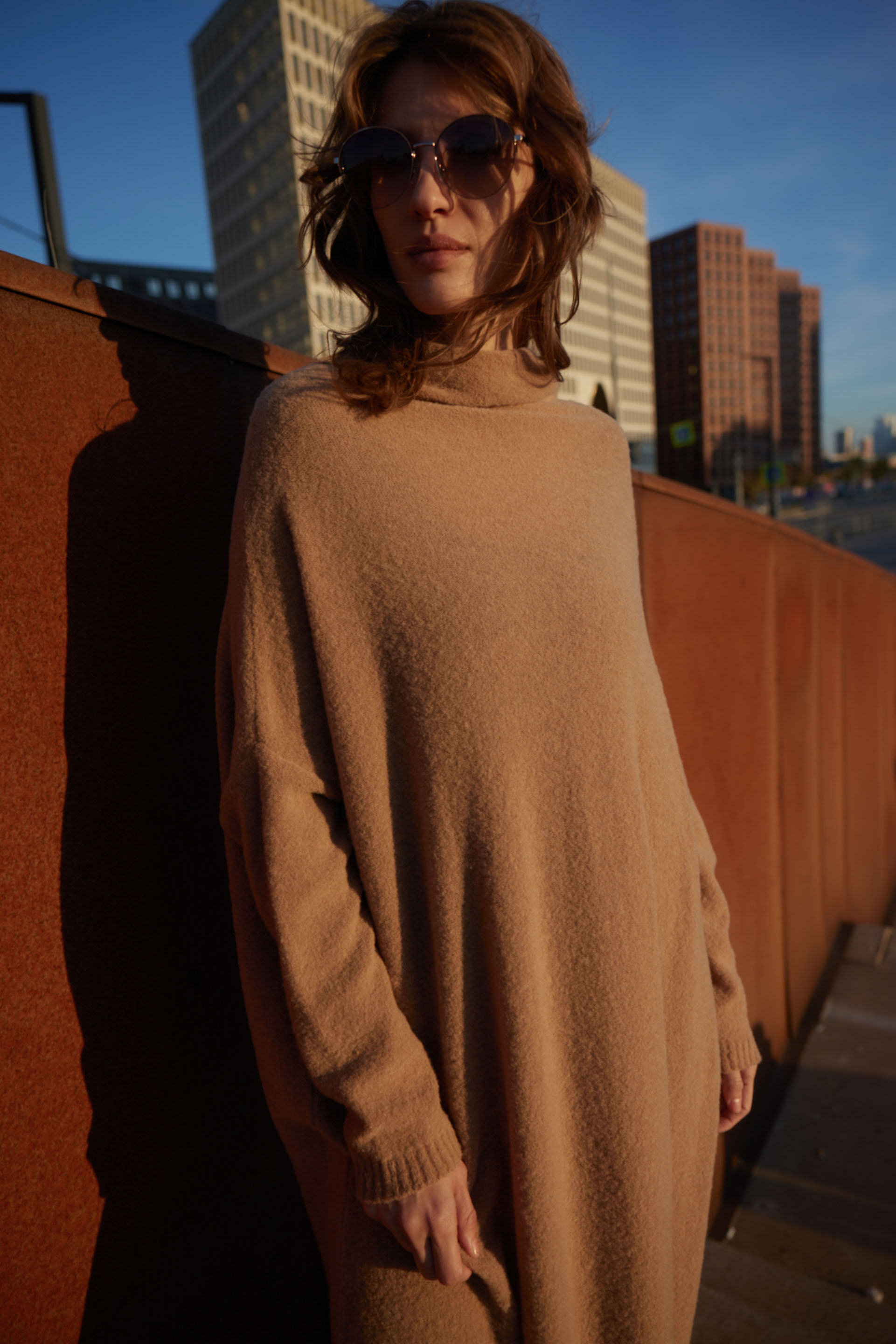 Платье База длинное 76 Орех (noisette) от Lesel (Лесель)! Заказывайте по ✆ 8 (800) 777 02 37