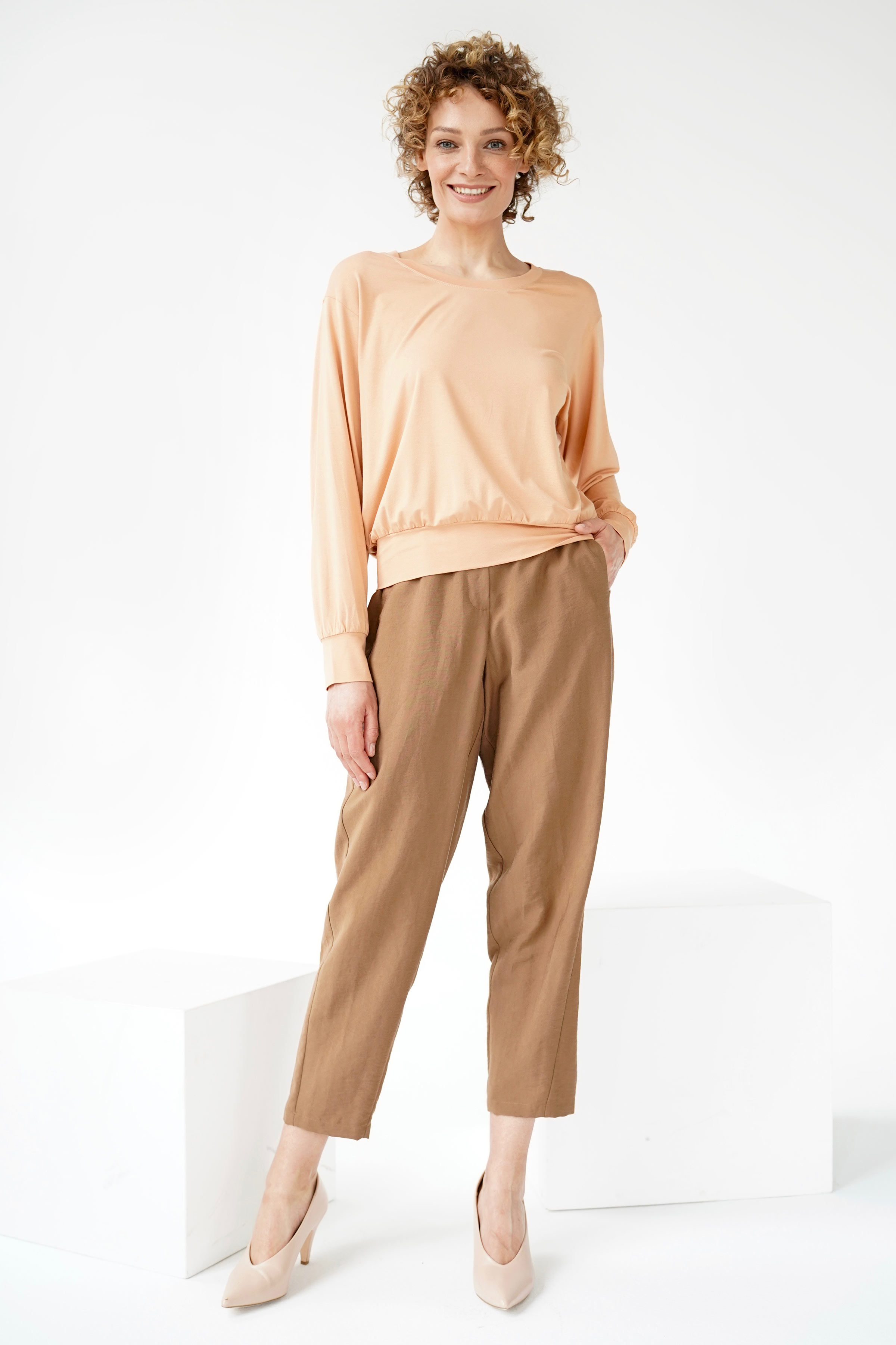 База с подвязами, длинный рукав  от Lesel (Лесель)! Заказывайте по ✆ 8 (800) 777 02 37