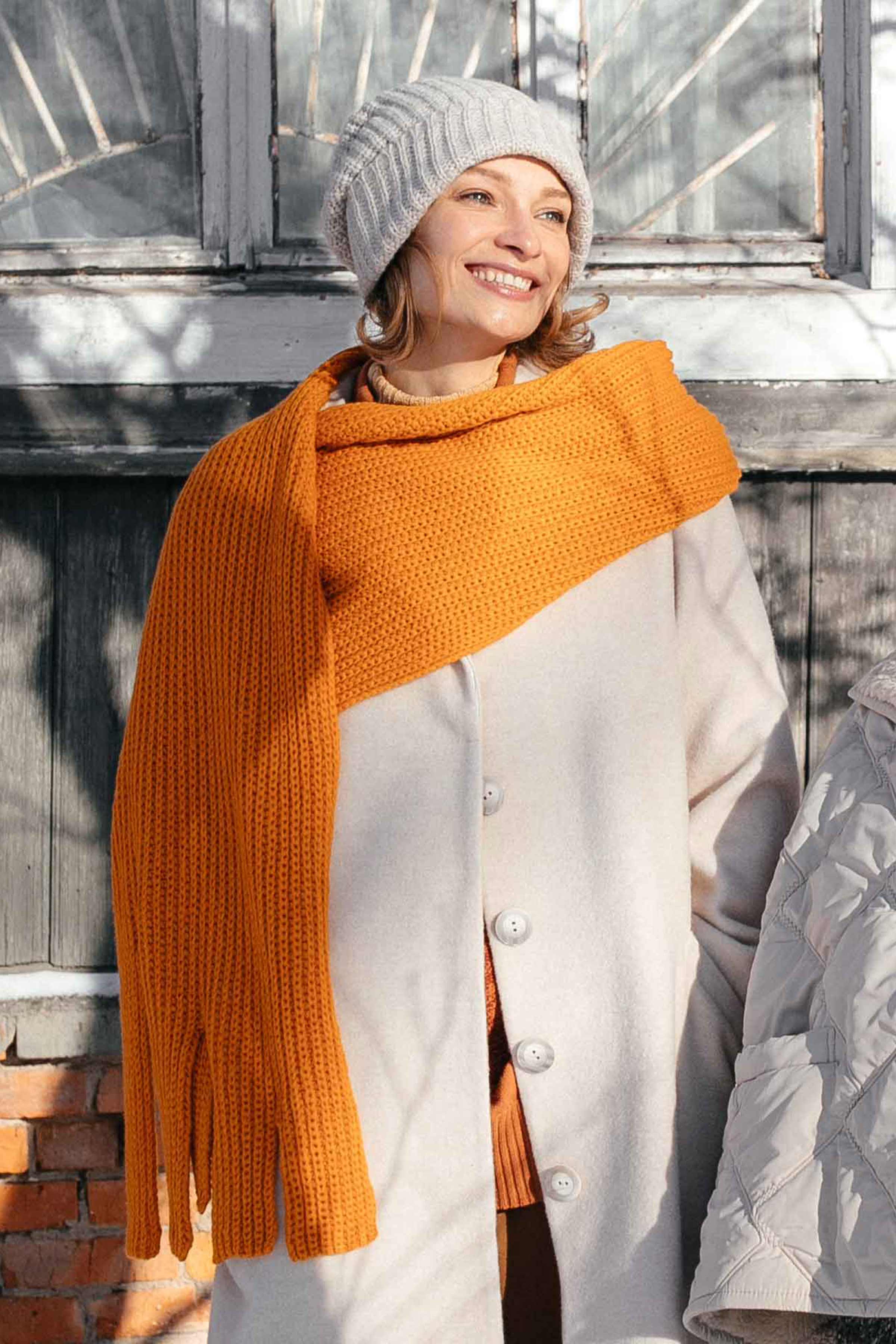 Палантин  Полуфанг Нежный   22 Апероль (aperol) от Lesel (Лесель)! Заказывайте по ✆ 8 (800) 777 02 37