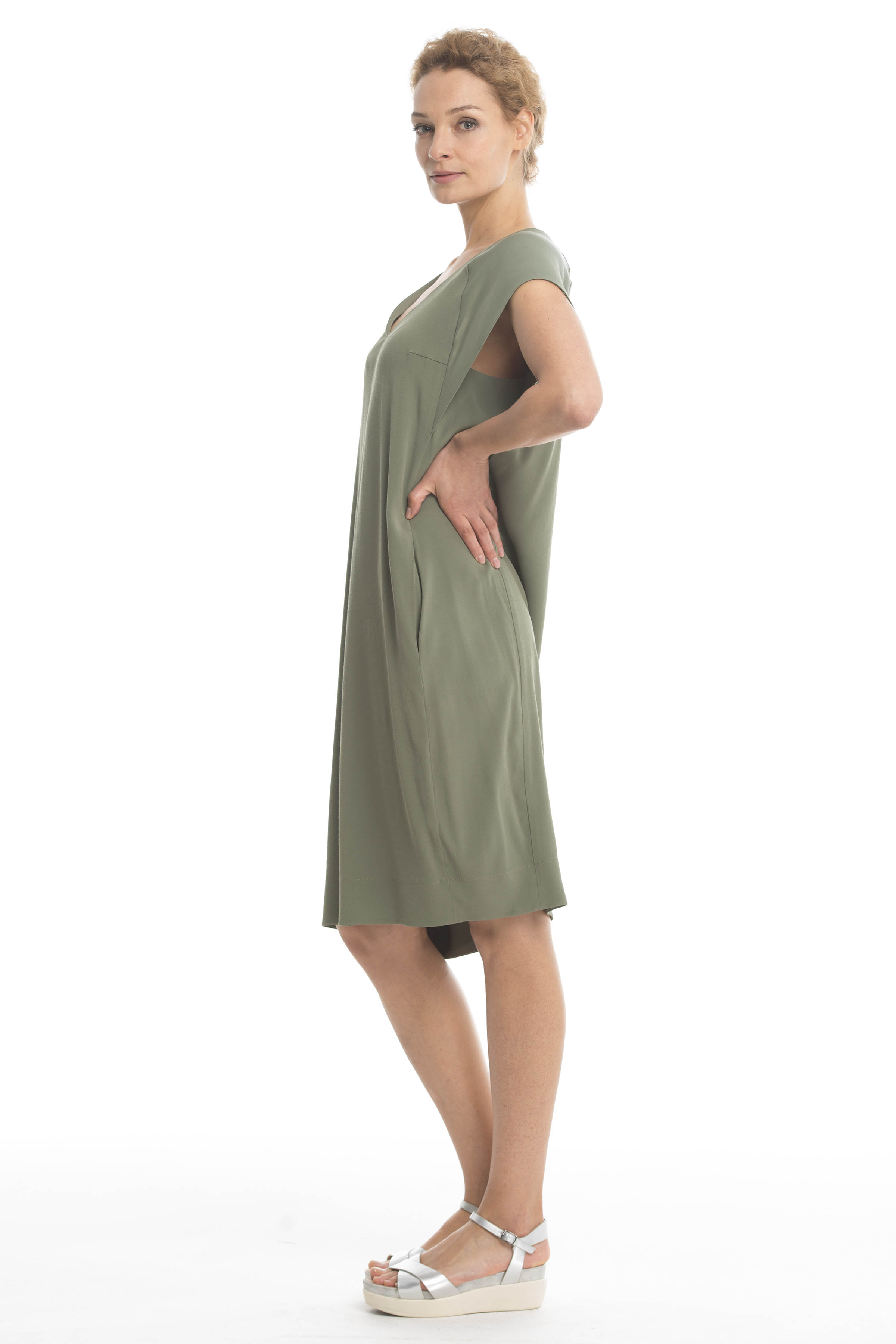 Платье "Реглан-крыло" 62 Сено (foin) от Lesel (Лесель)! Заказывайте по ✆ 8 (800) 777 02 37