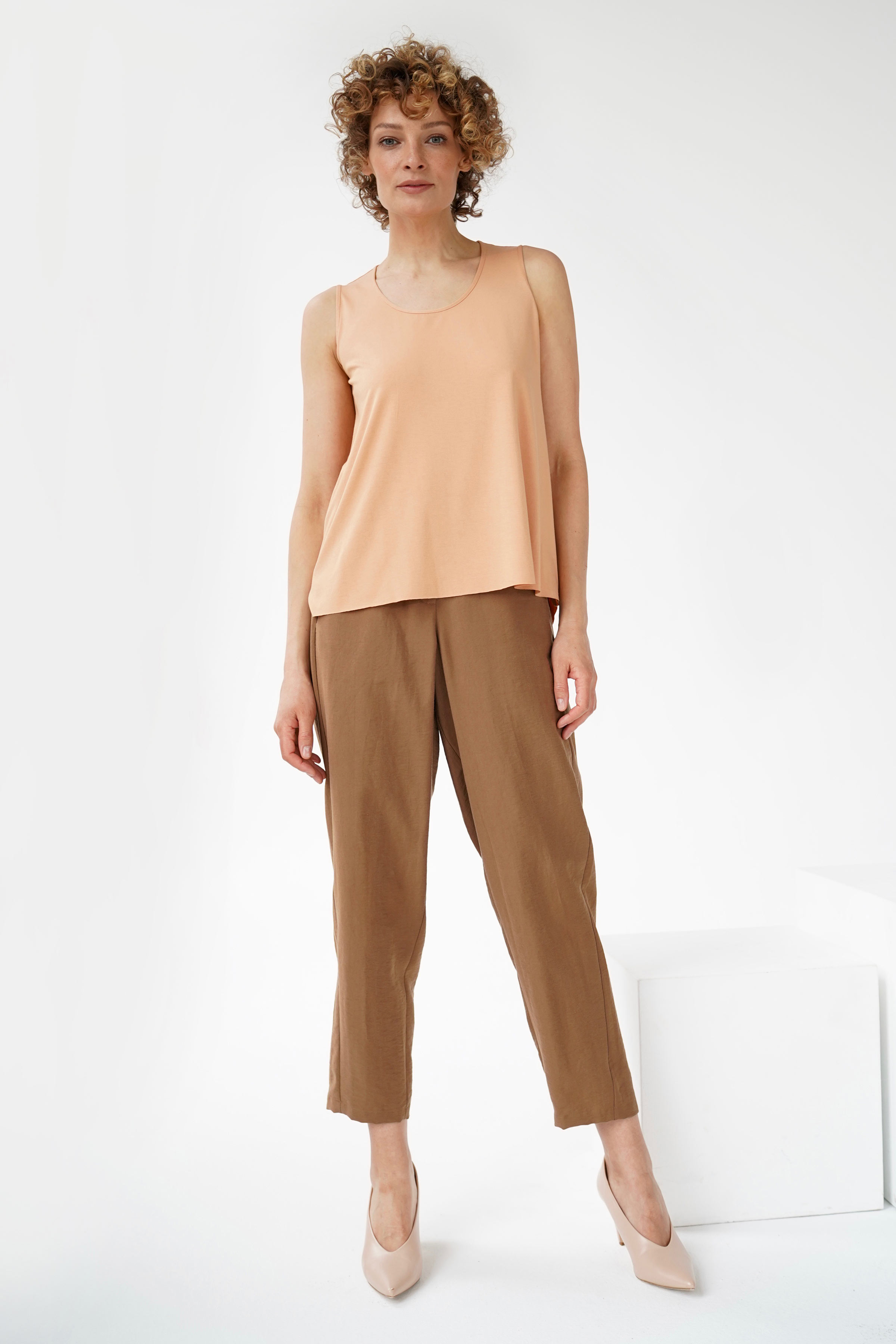 Блуза база без рукавов  от Lesel (Лесель)! Заказывайте по ✆ 8 (800) 777 02 37