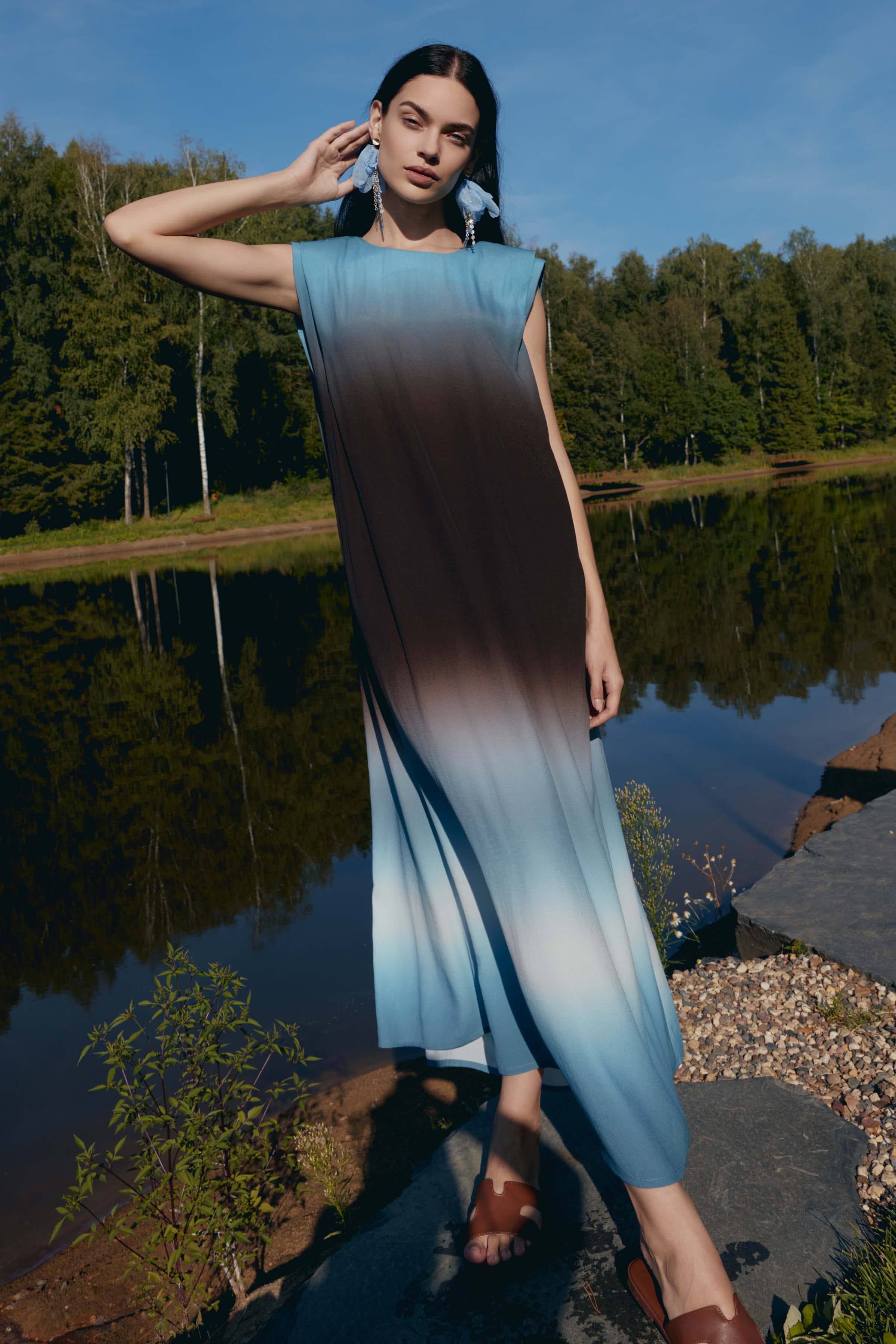 Платье Деграде мантия