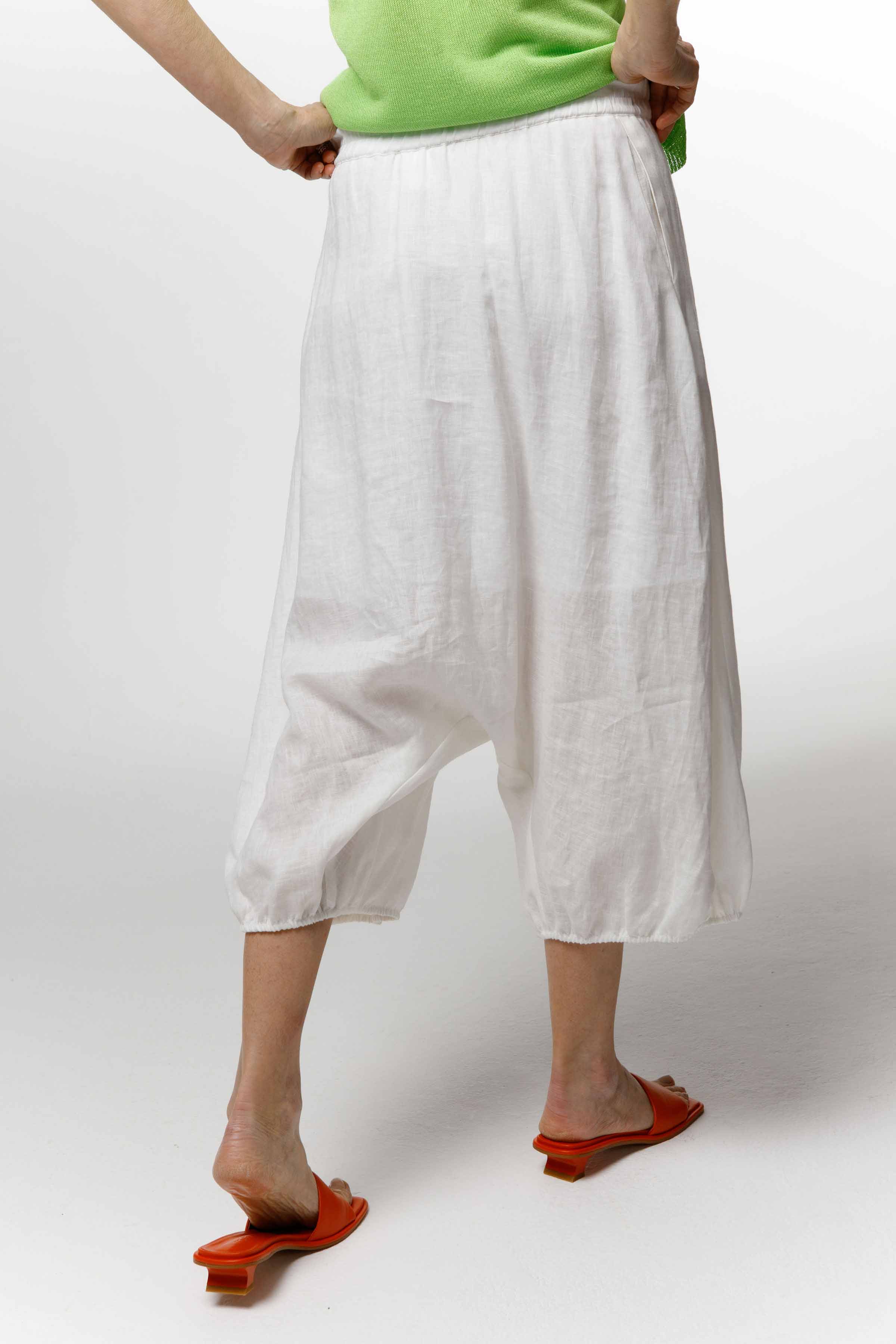 Бриджи с запахом, мягкий лён  от Lesel (Лесель)! Заказывайте по ✆ 8 (800) 777 02 37