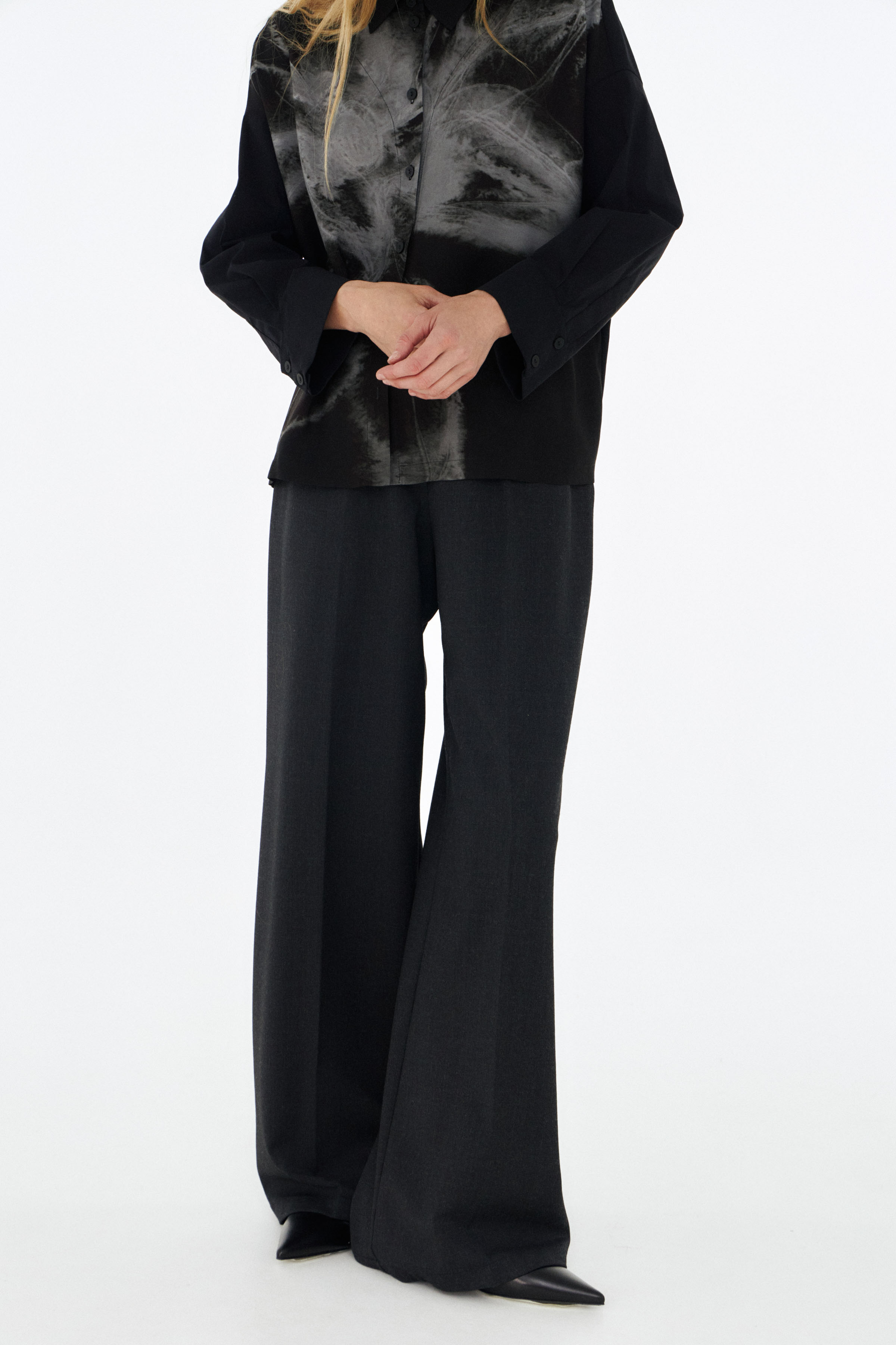 Брюки прямые со стрелками, шерсть  от Lesel (Лесель)! Заказывайте по ✆ 8 (800) 777 02 37