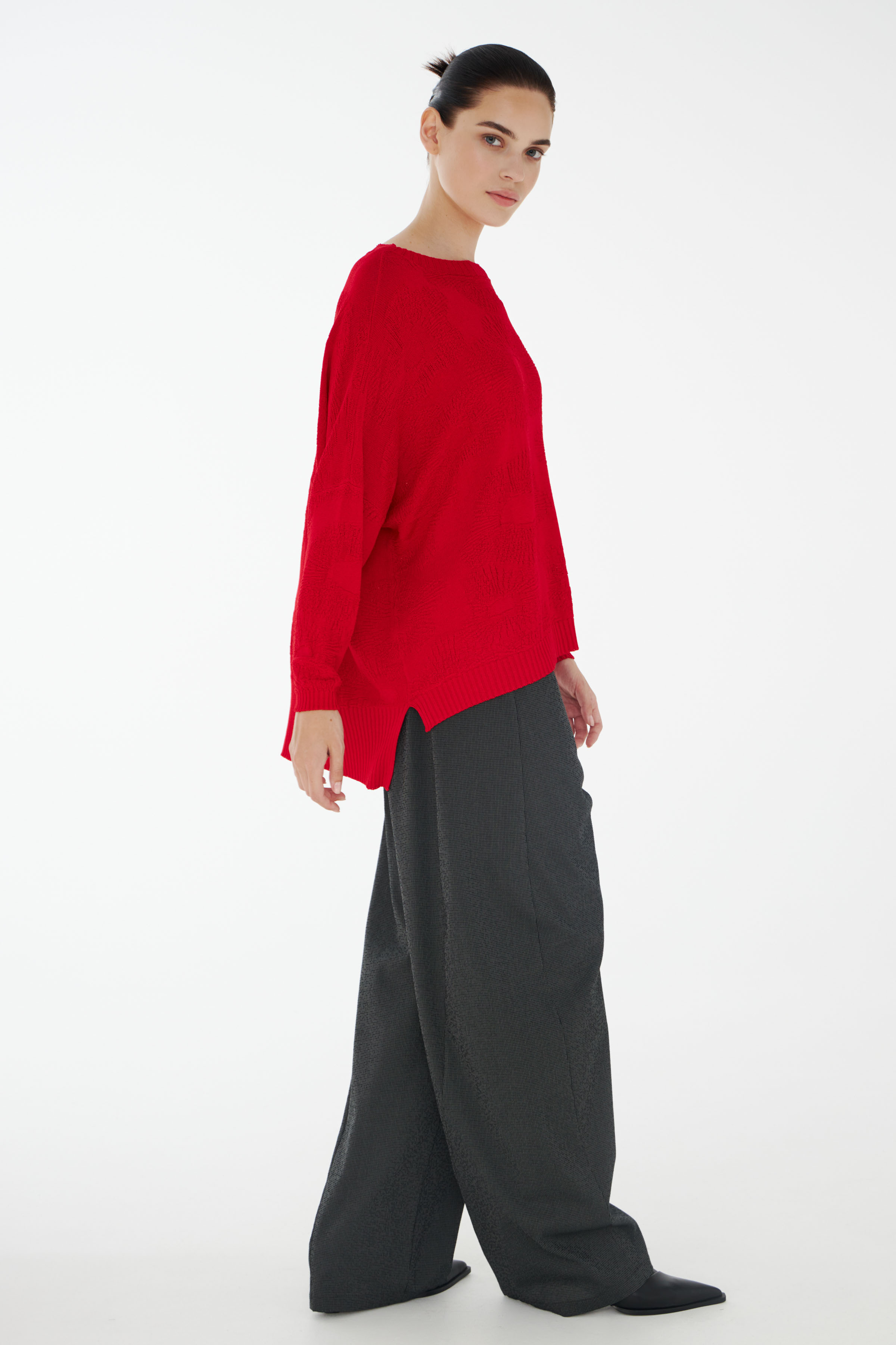 Брюки широкий овал, клетка Виши  от Lesel (Лесель)! Заказывайте по ✆ 8 (800) 777 02 37