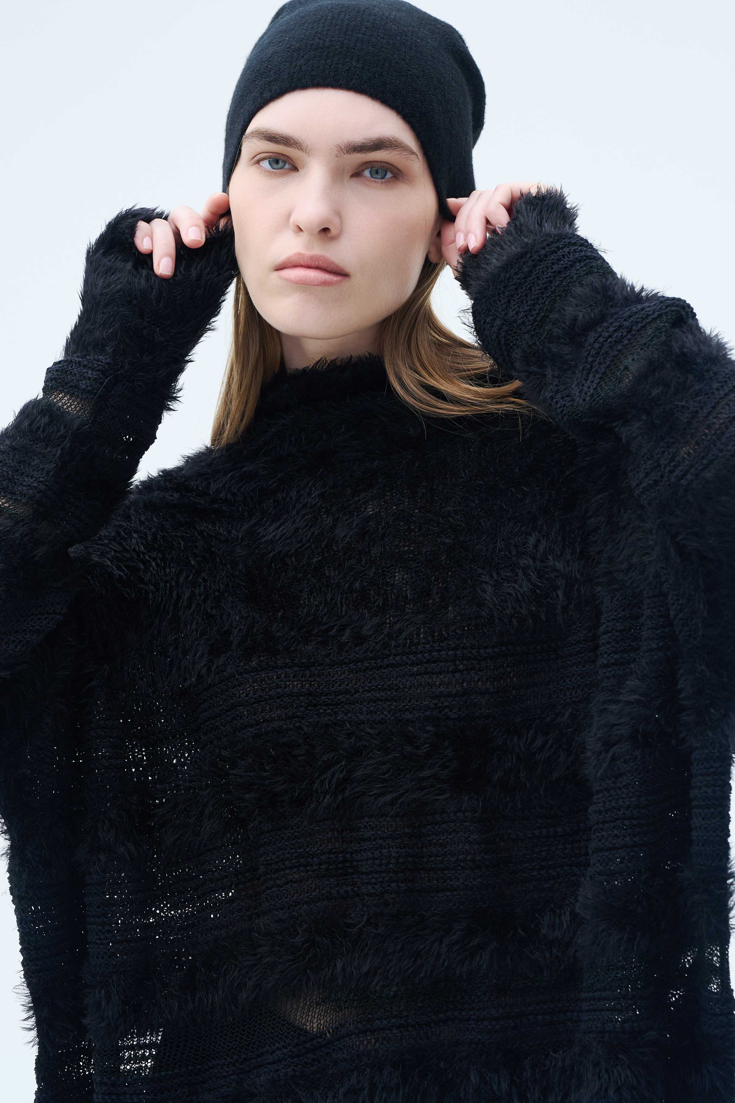 Джемпер Мех  от Lesel (Лесель)! Заказывайте по ✆ 8 (800) 777 02 37