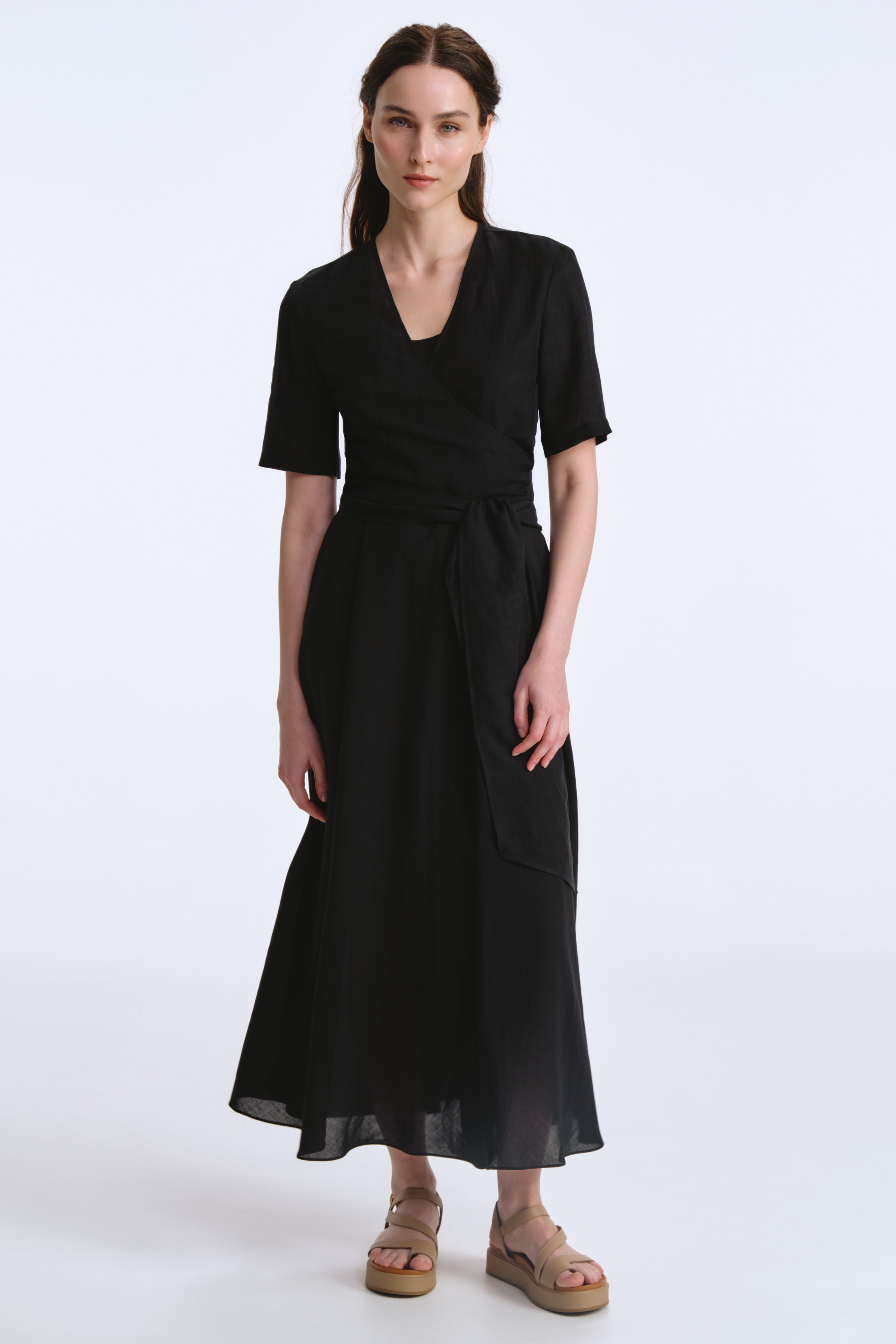 Платье сарафан солнце на широких бретелях 00 Черный (noir), 60 Лесная чаща (foret dense), 02 Песок (sable), 02 Белый песок (sable blanc) от Lesel (Лесель)! Заказывайте по ✆ 8 (800) 777 02 37