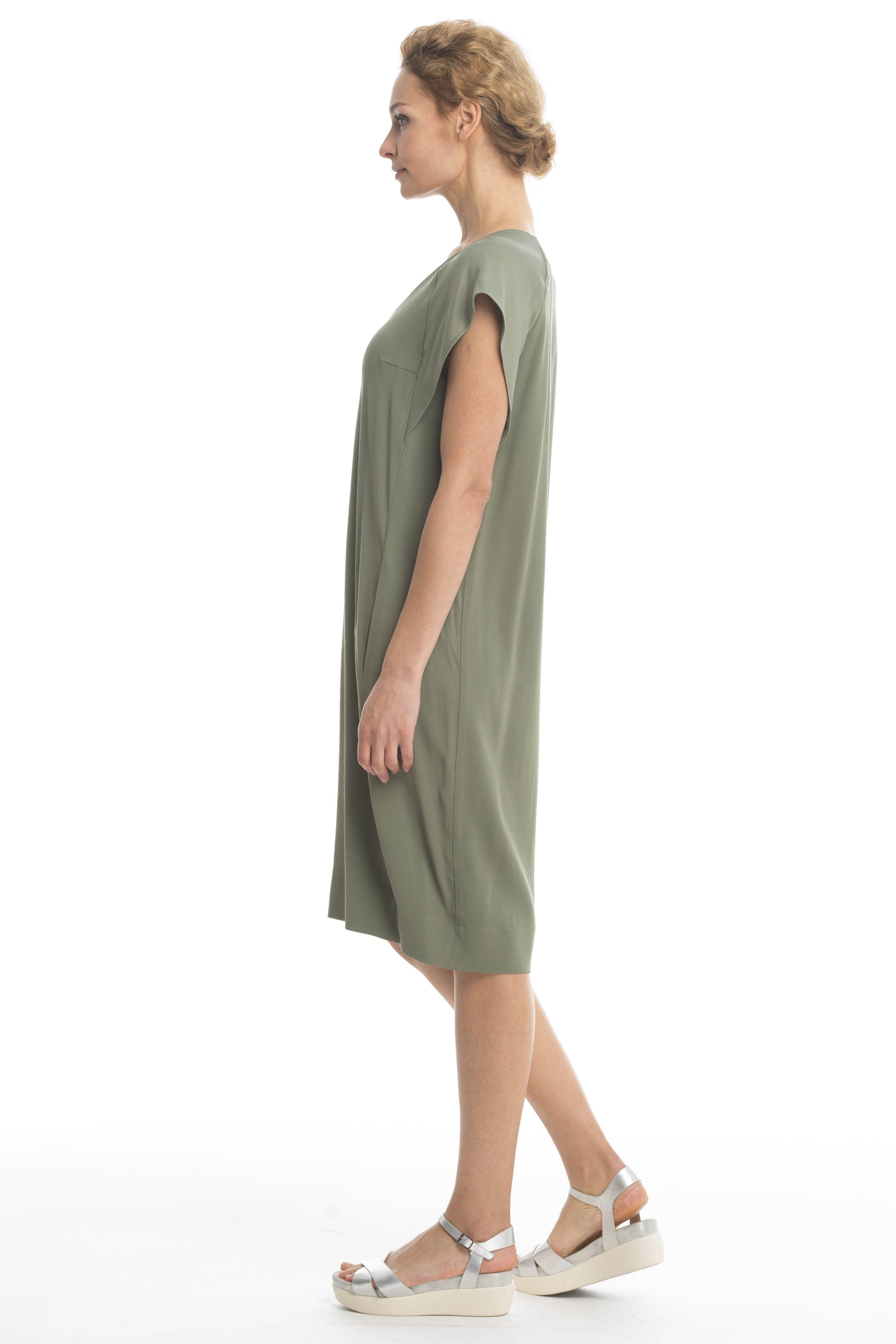 Платье "Реглан-крыло" 62 Сено (foin) от Lesel (Лесель)! Заказывайте по ✆ 8 (800) 777 02 37