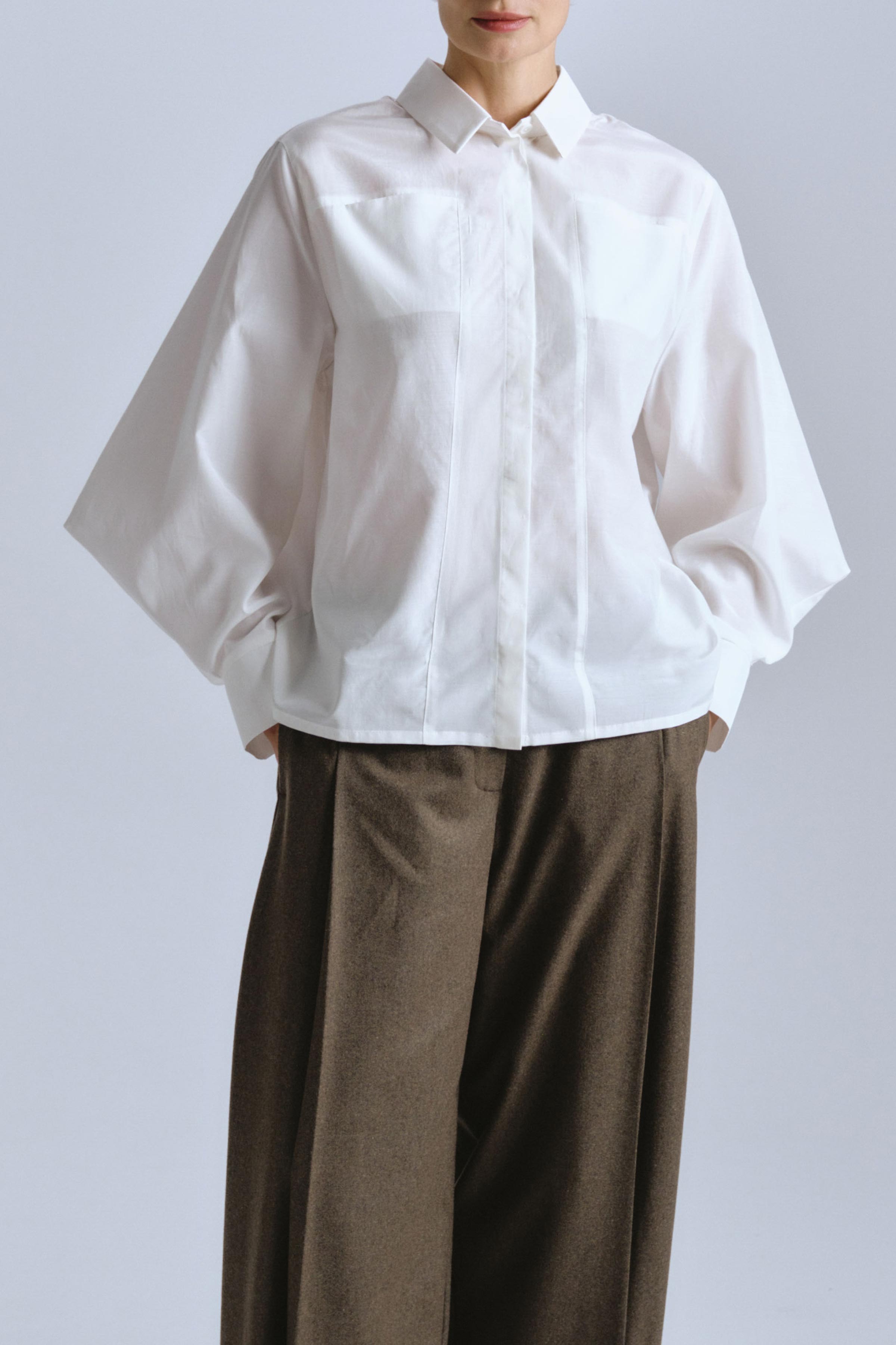 Блуза с ромбовидными рукавами  от Lesel (Лесель)! Заказывайте по ✆ 8 (800) 777 02 37