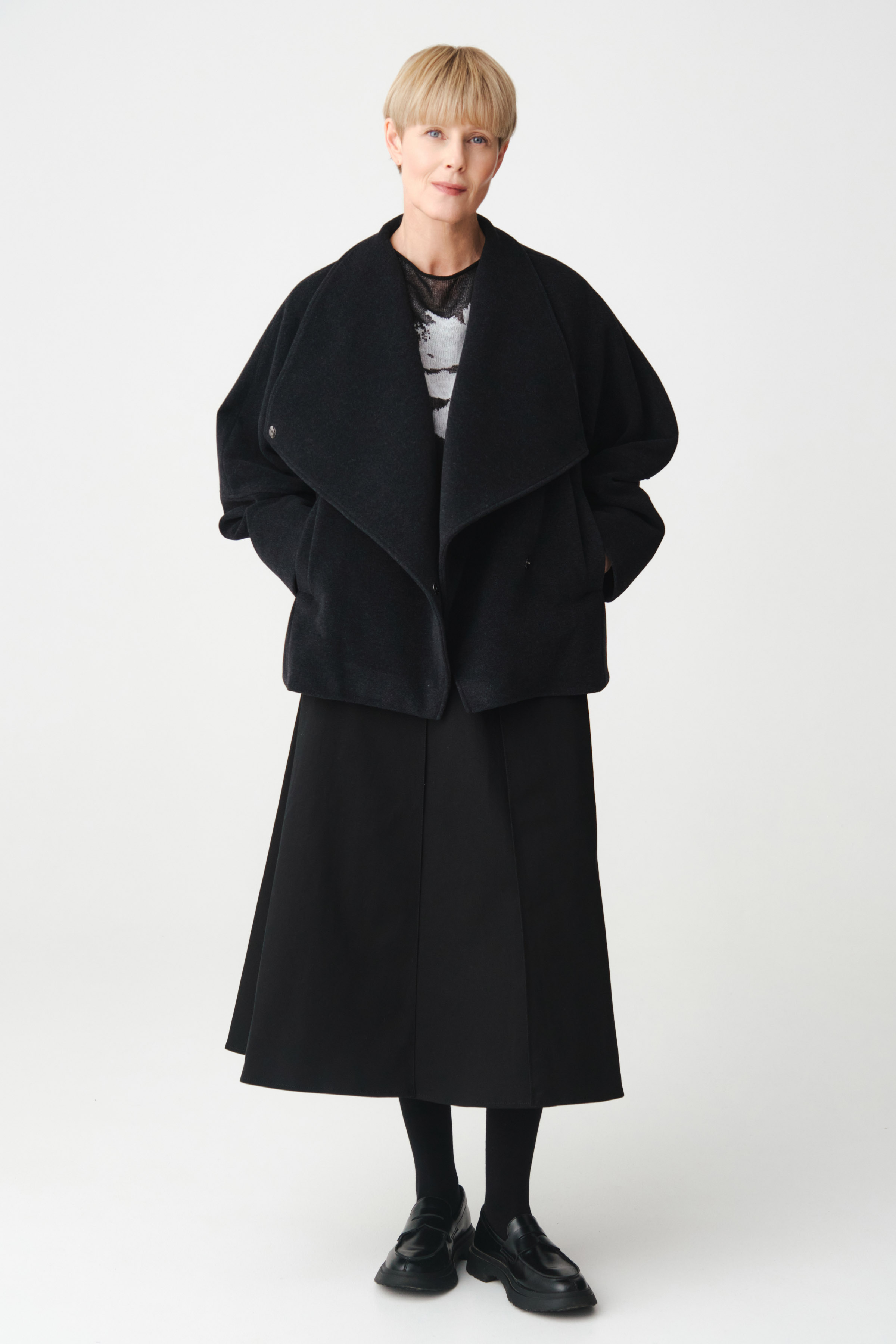 Куртка реглан, мягкая шерсть, на подкладке