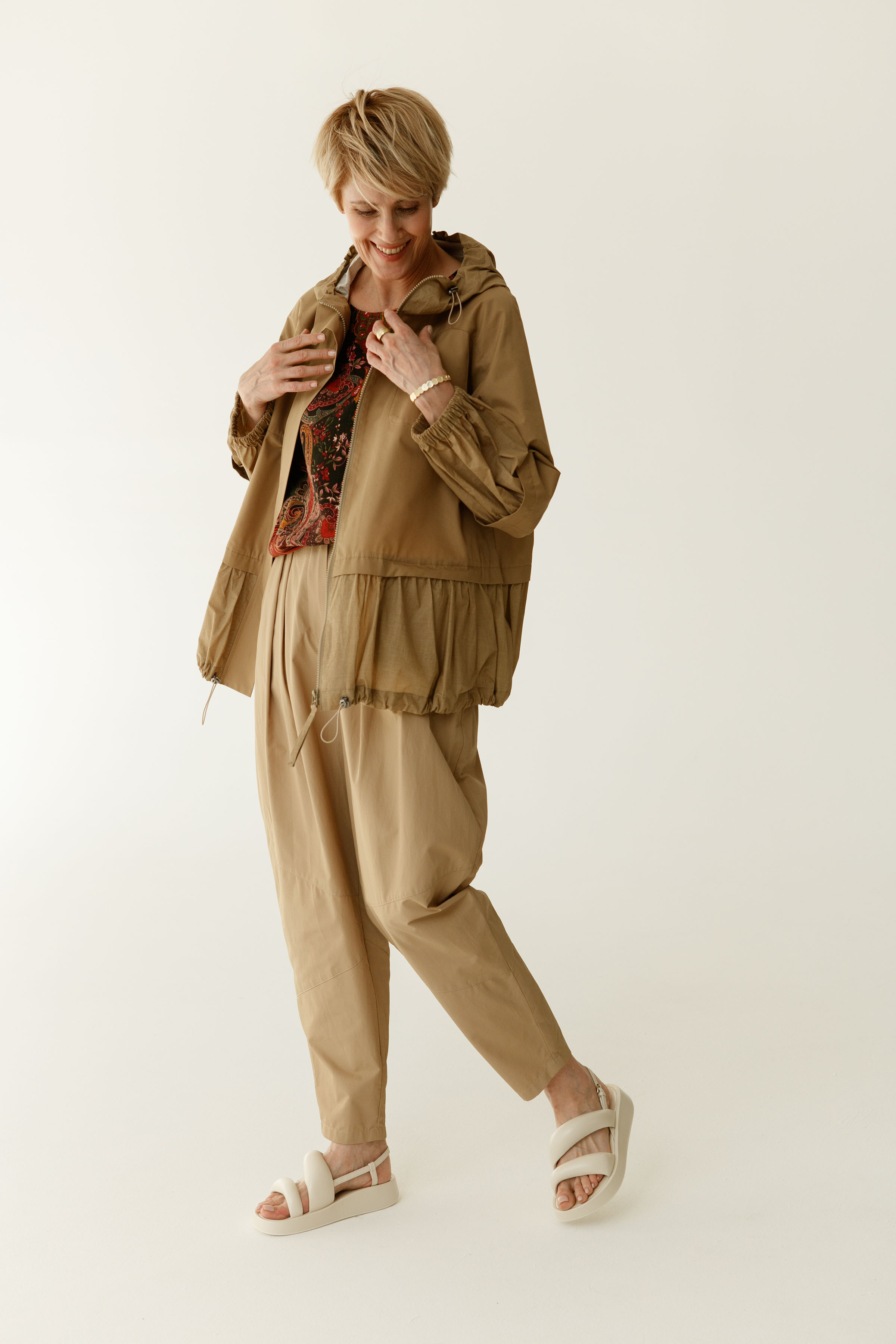Куртка Ветровка комби 04 Бежевый (beige) от Lesel (Лесель)! Заказывайте по ✆ 8 (800) 777 02 37