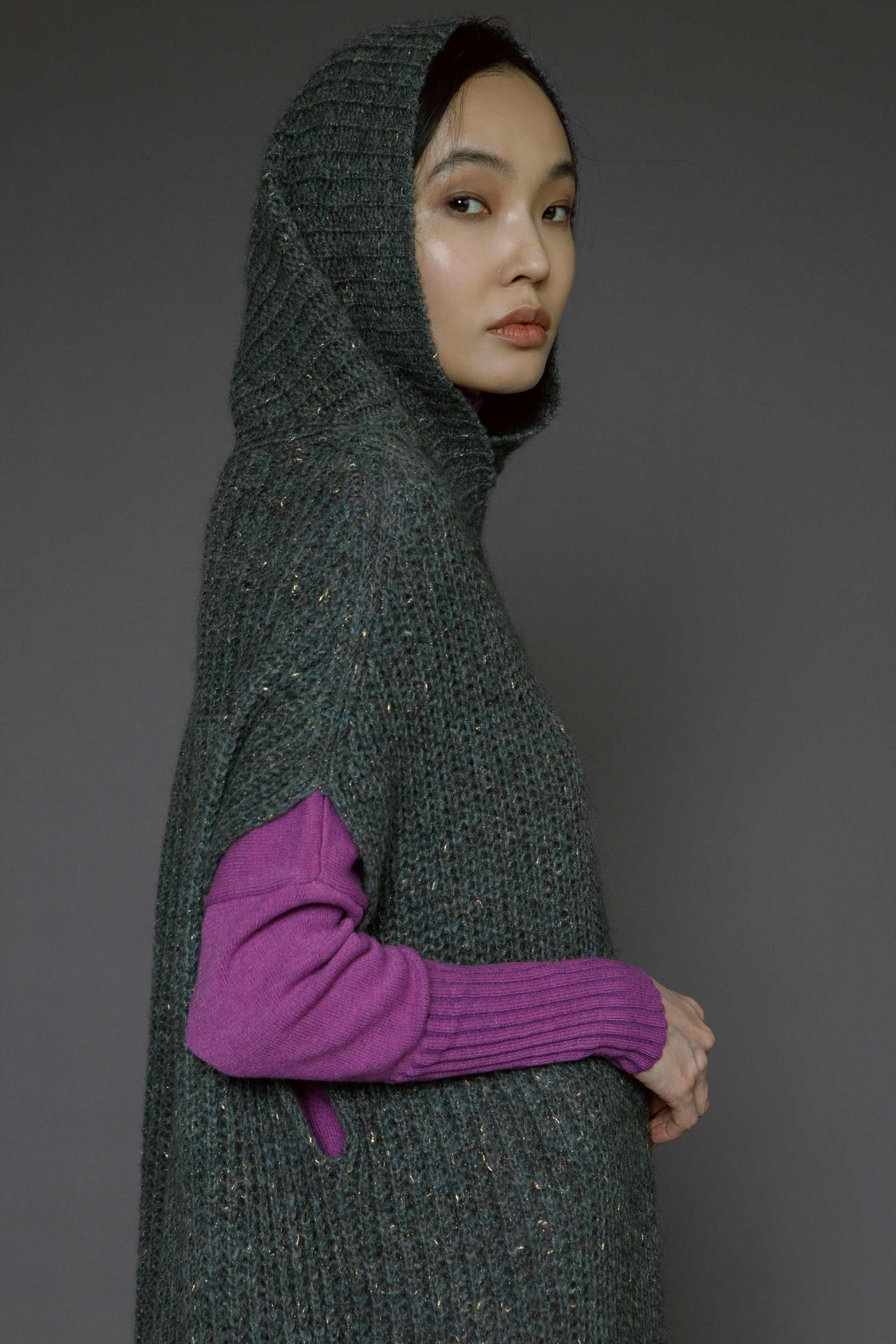 Туника с капюшоном 60 Можжевельник (genievre) от Lesel (Лесель)! Заказывайте по ✆ 8 (800) 777 02 37