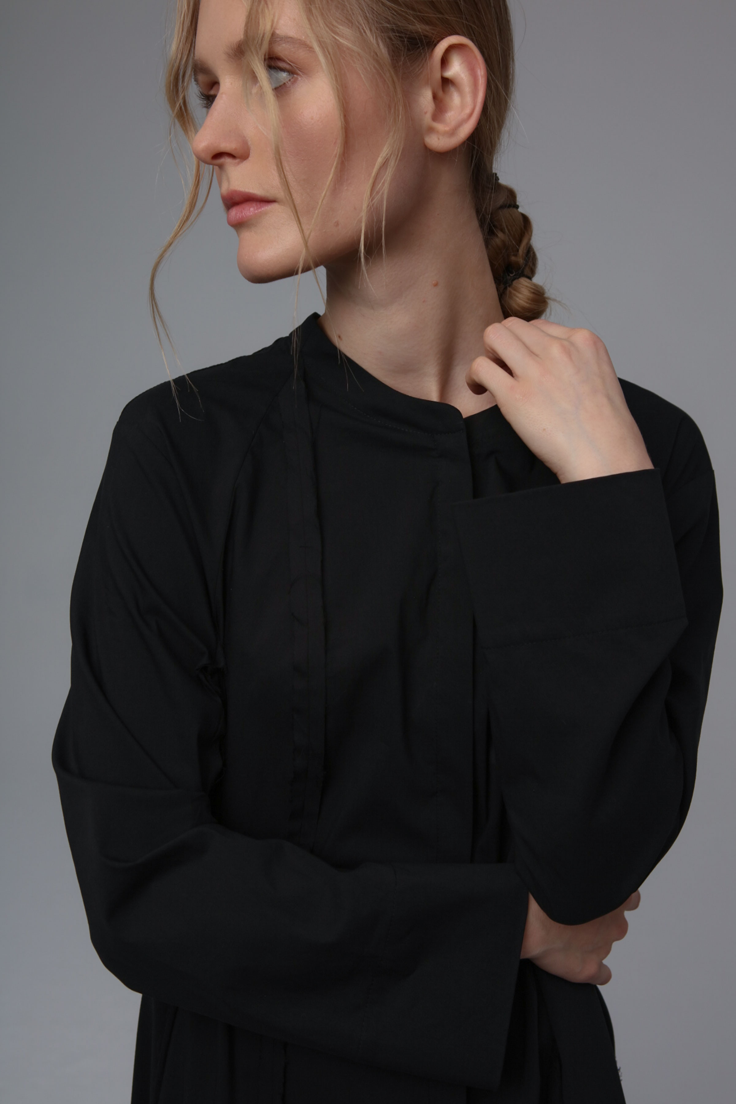 Платье Хлопок гранж 00 Черный (noir), 10 Серый (grise), 35 Синий (bleu) от Lesel (Лесель)! Заказывайте по ✆ 8 (800) 777 02 37