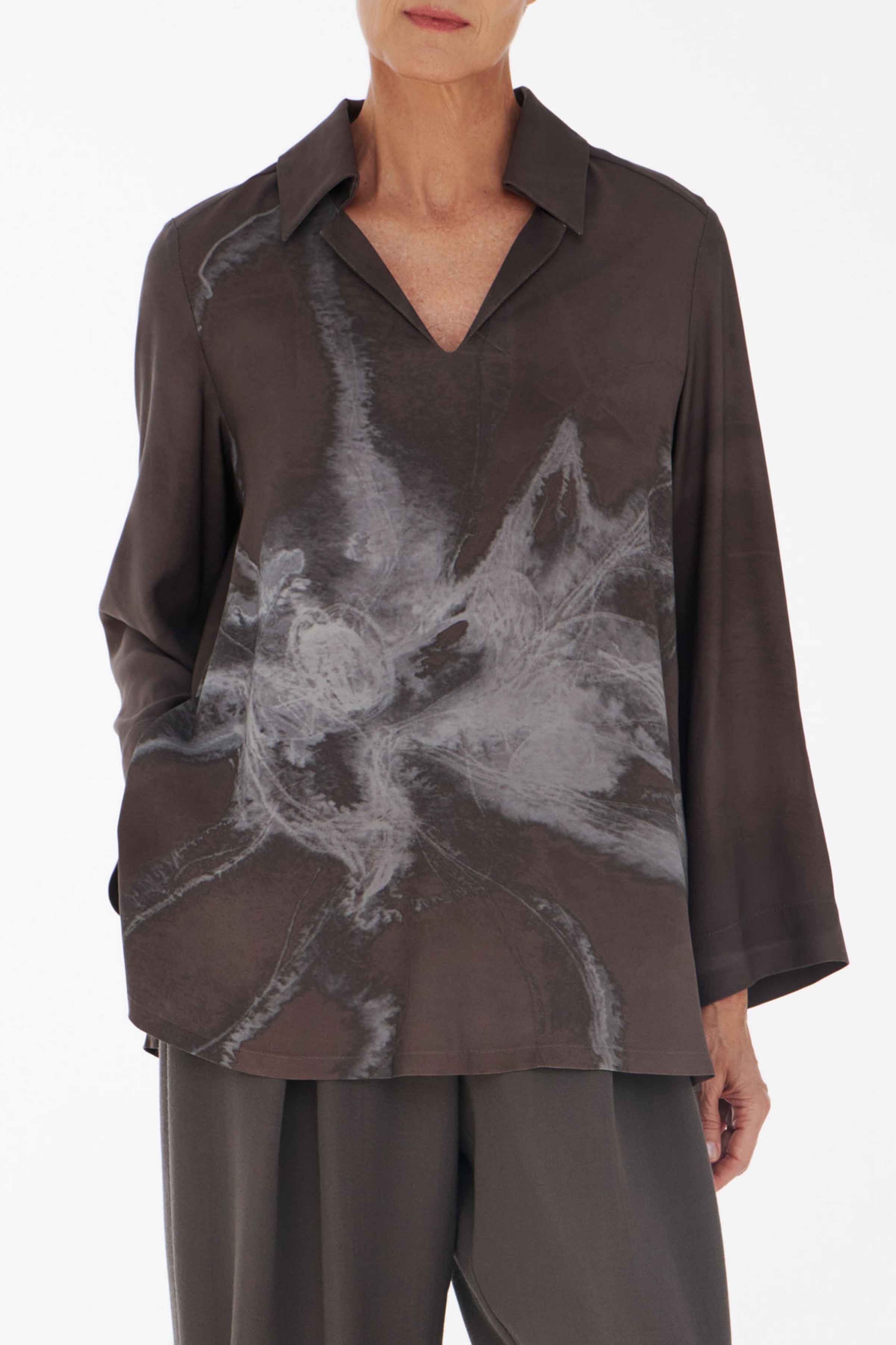 Блуза туника Цветок  от Lesel (Лесель)! Заказывайте по ✆ 8 (800) 777 02 37