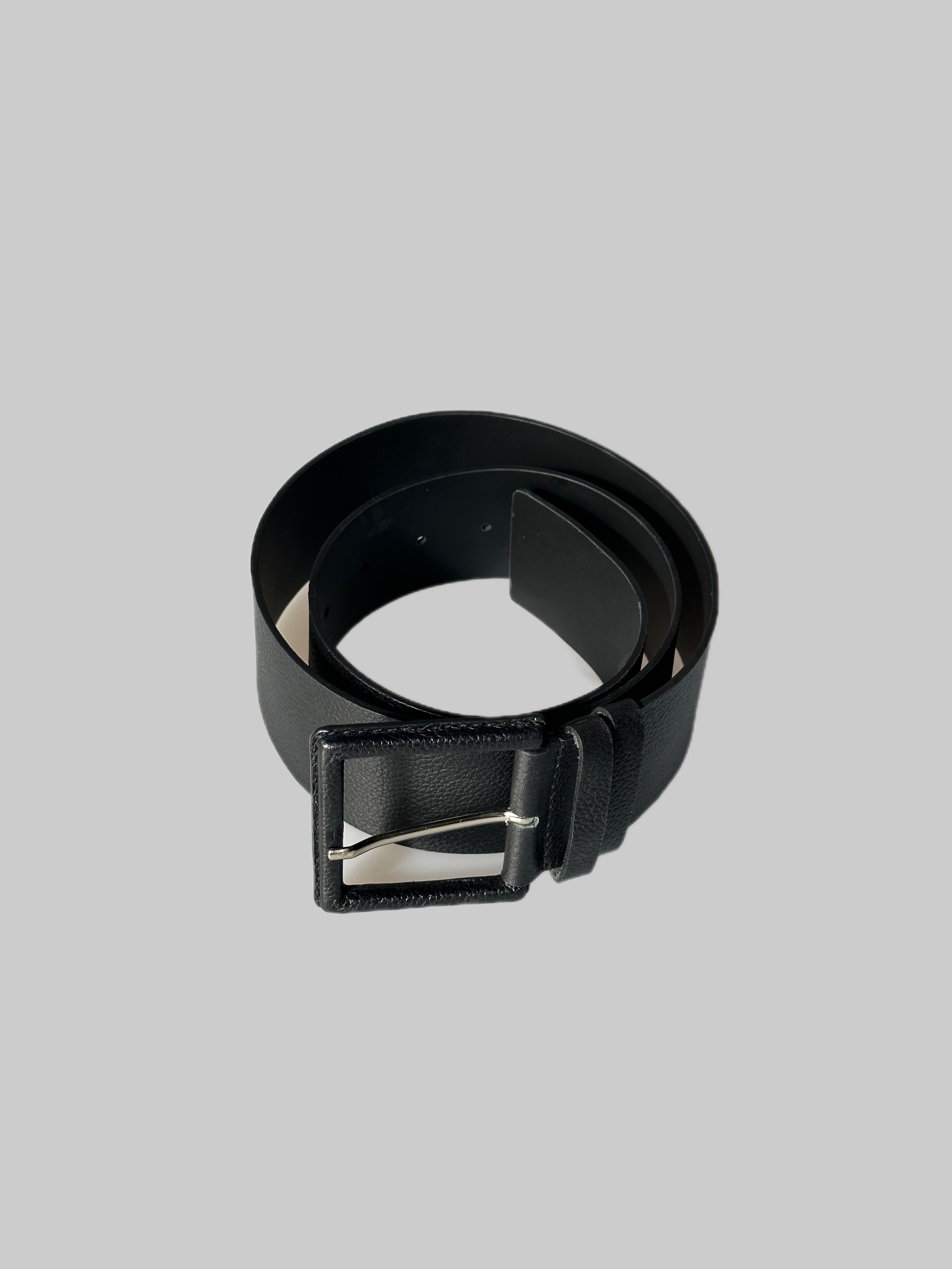 Ремень кожаная пряжка 00 Черный (noir) от Lesel (Лесель)! Заказывайте по ✆ 8 (800) 777 02 37