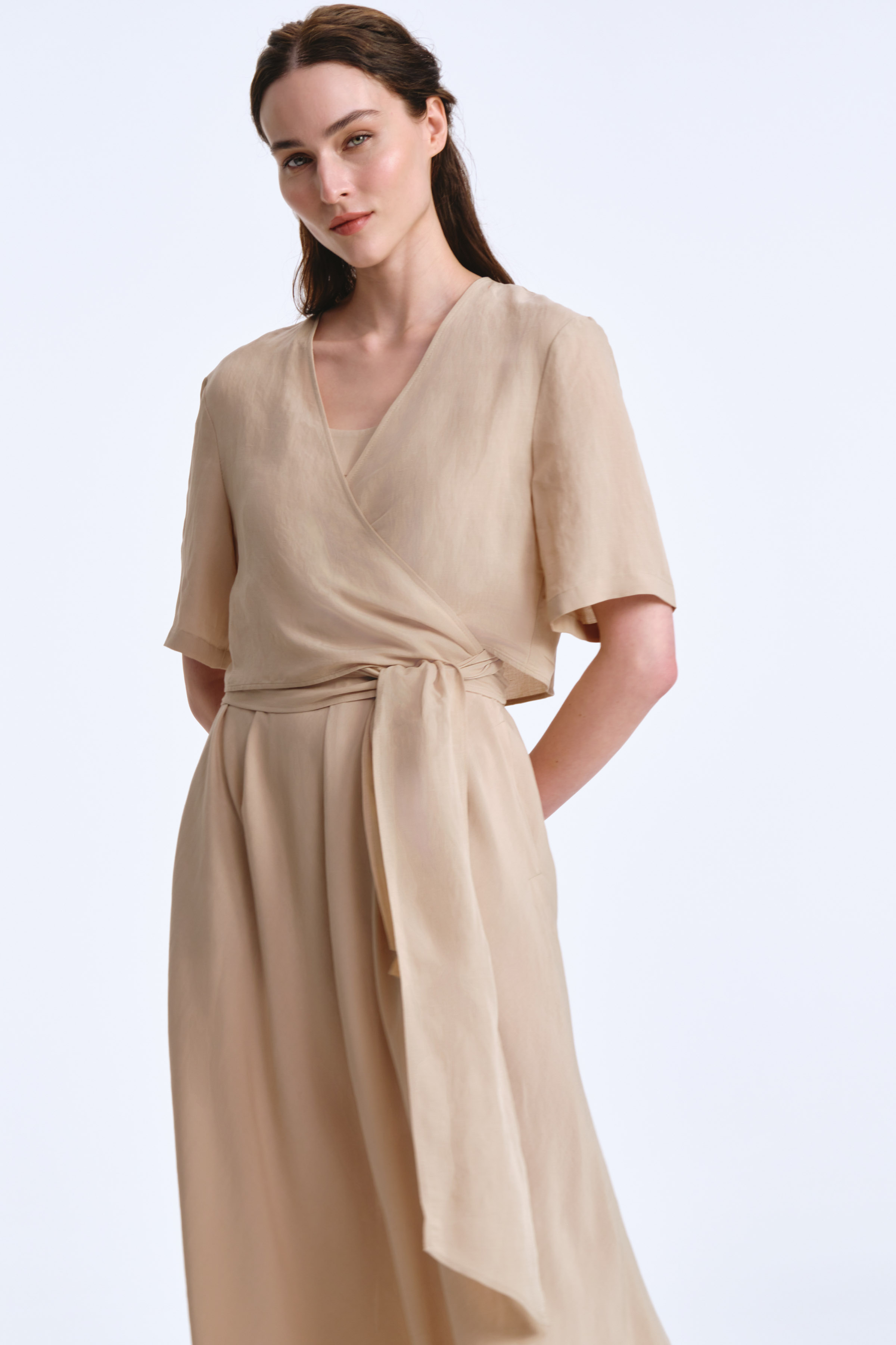 Блуза болеро с запахом  от Lesel (Лесель)! Заказывайте по ✆ 8 (800) 777 02 37