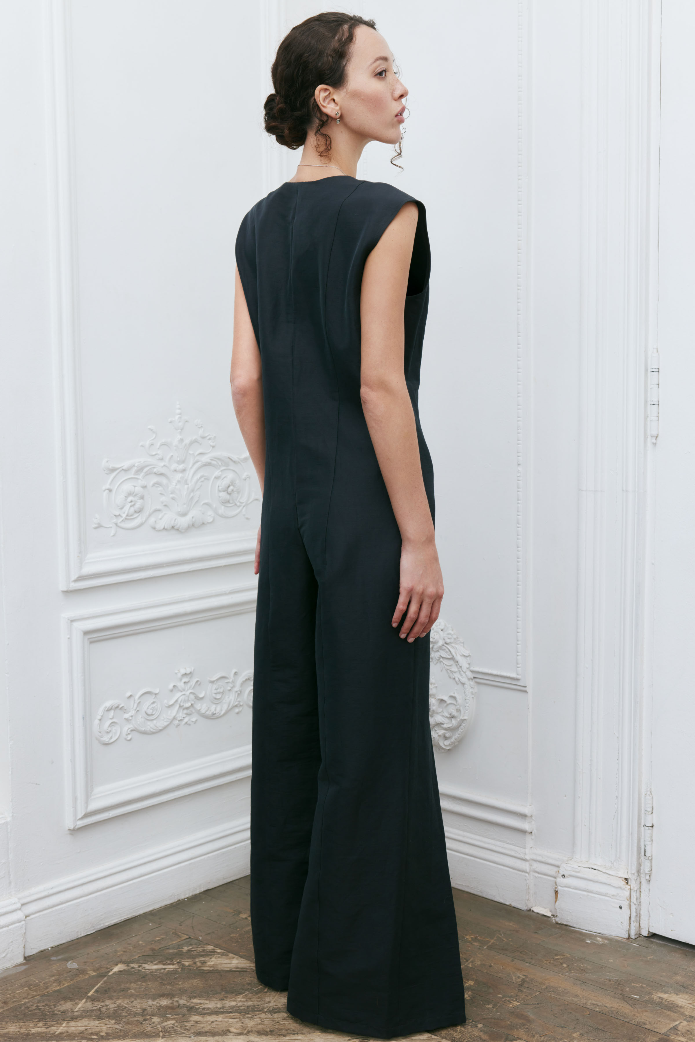 Комбинезон клеш эластичный