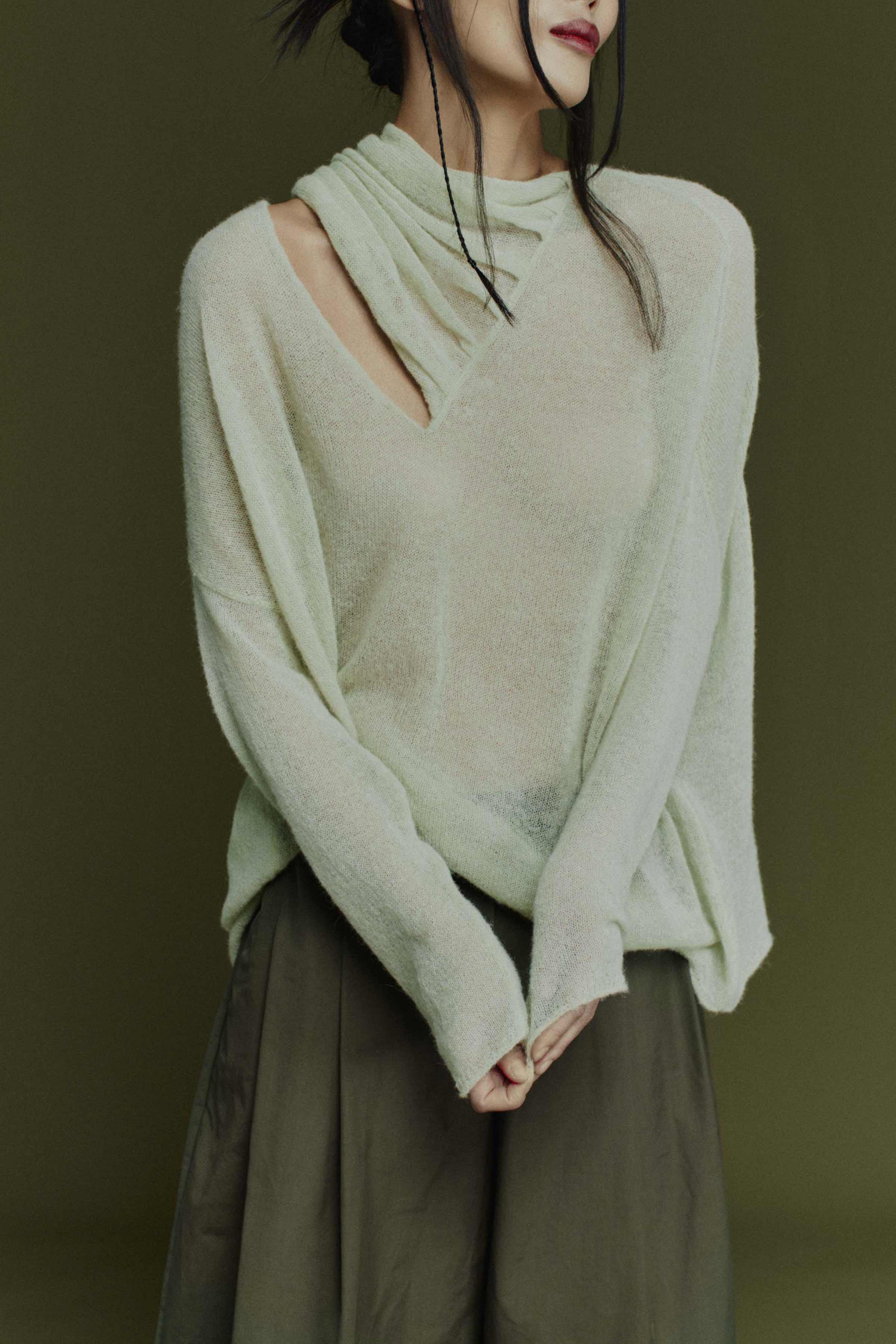 Джемпер Шарф