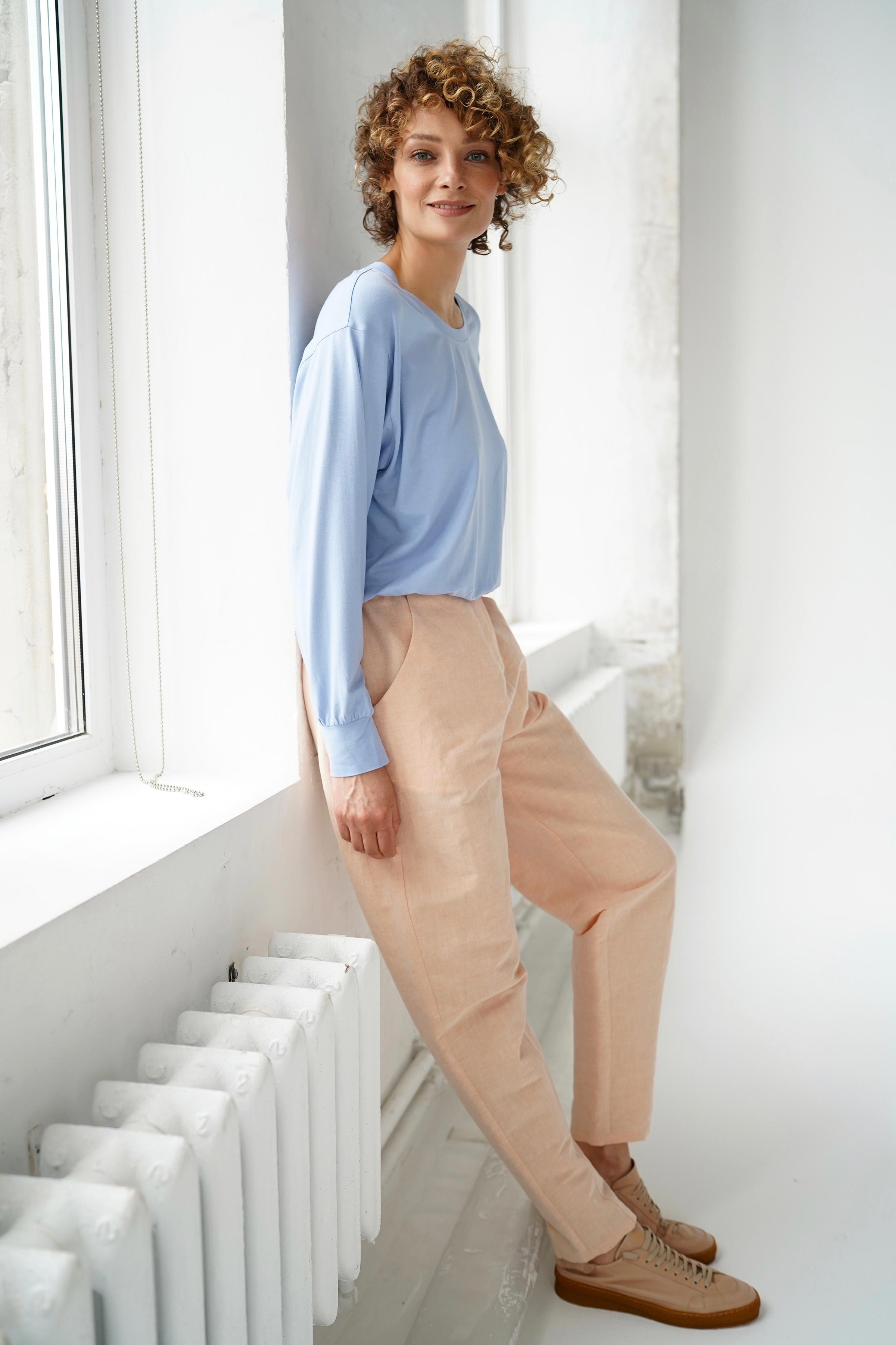 База с подвязами, длинный рукав  от Lesel (Лесель)! Заказывайте по ✆ 8 (800) 777 02 37