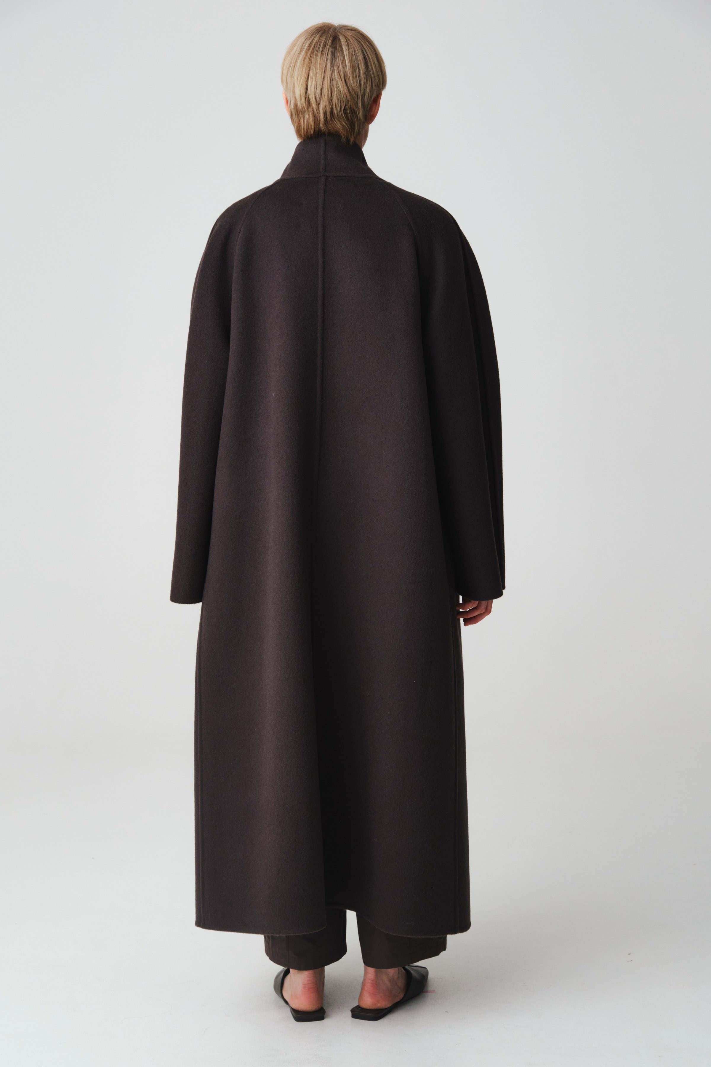 Пальто длинное, дабл шерсть