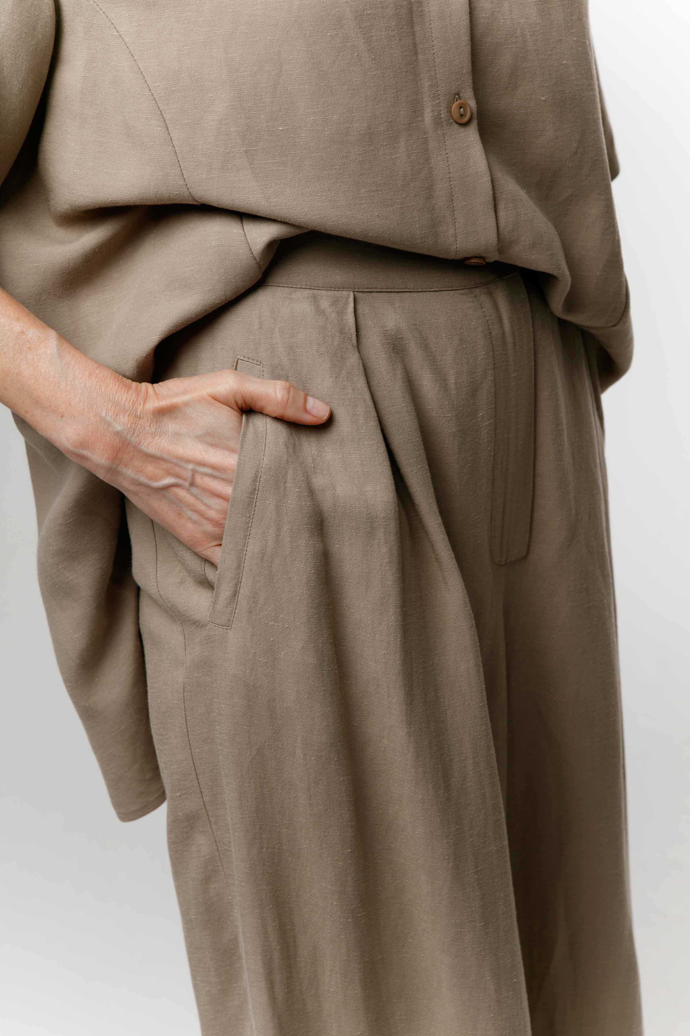 Брюки широкие, мягкий лён  от Lesel (Лесель)! Заказывайте по ✆ 8 (800) 777 02 37