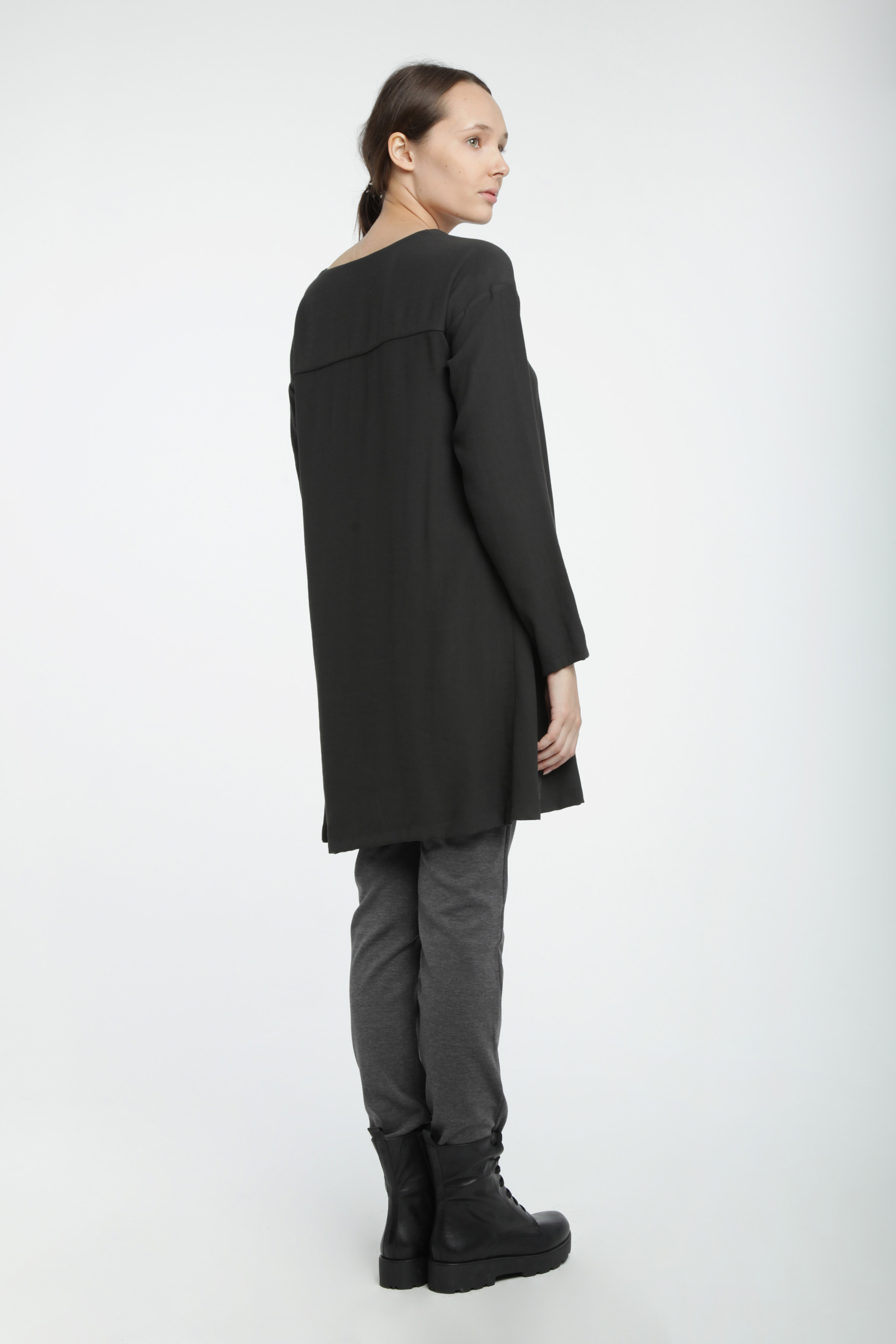 Блуза  "Клеш" 11 Антрацит (anthracite) от Lesel (Лесель)! Заказывайте по ✆ 8 (800) 777 02 37