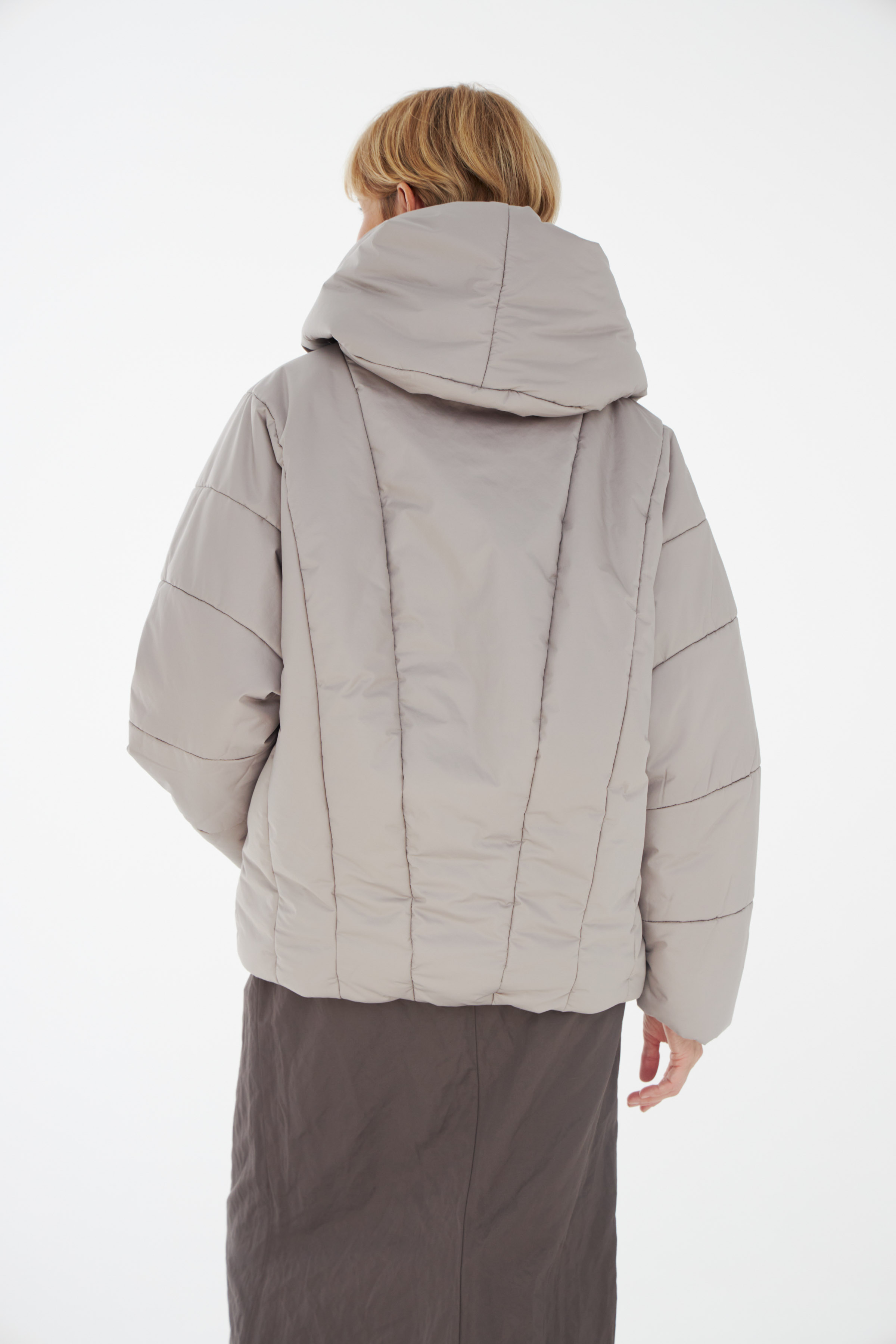 Куртка с диагональными швами 10 Серый (grise) от Lesel (Лесель)! Заказывайте по ✆ 8 (800) 777 02 37