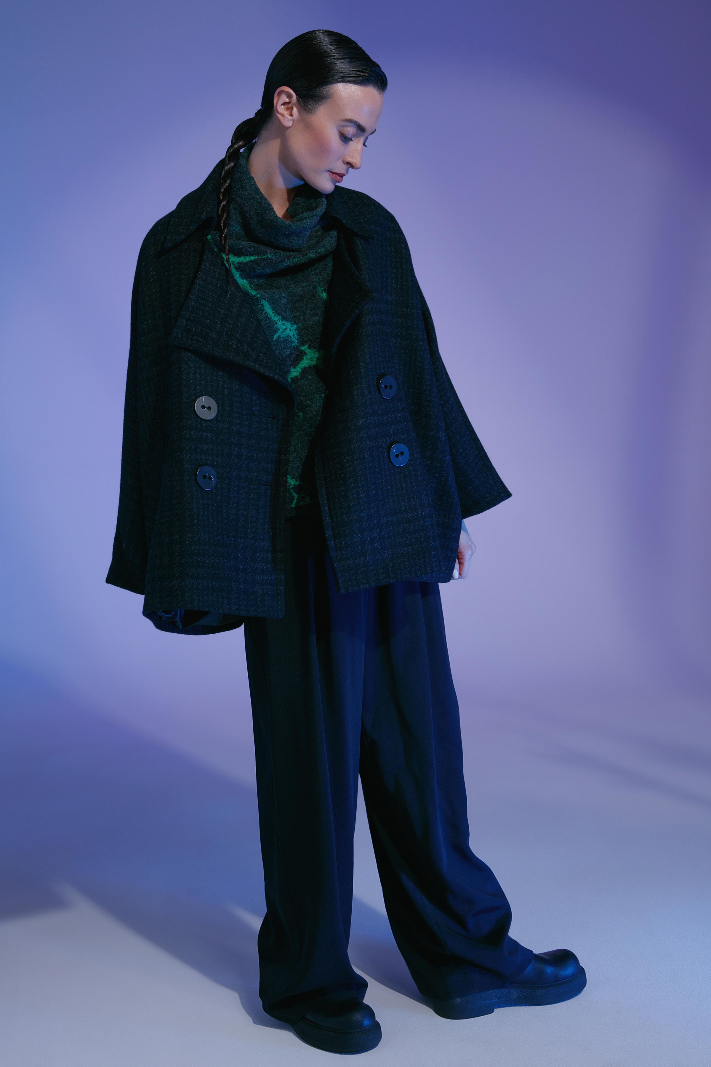 Брюки прямые со складками, вискоза  от Lesel (Лесель)! Заказывайте по ✆ 8 (800) 777 02 37