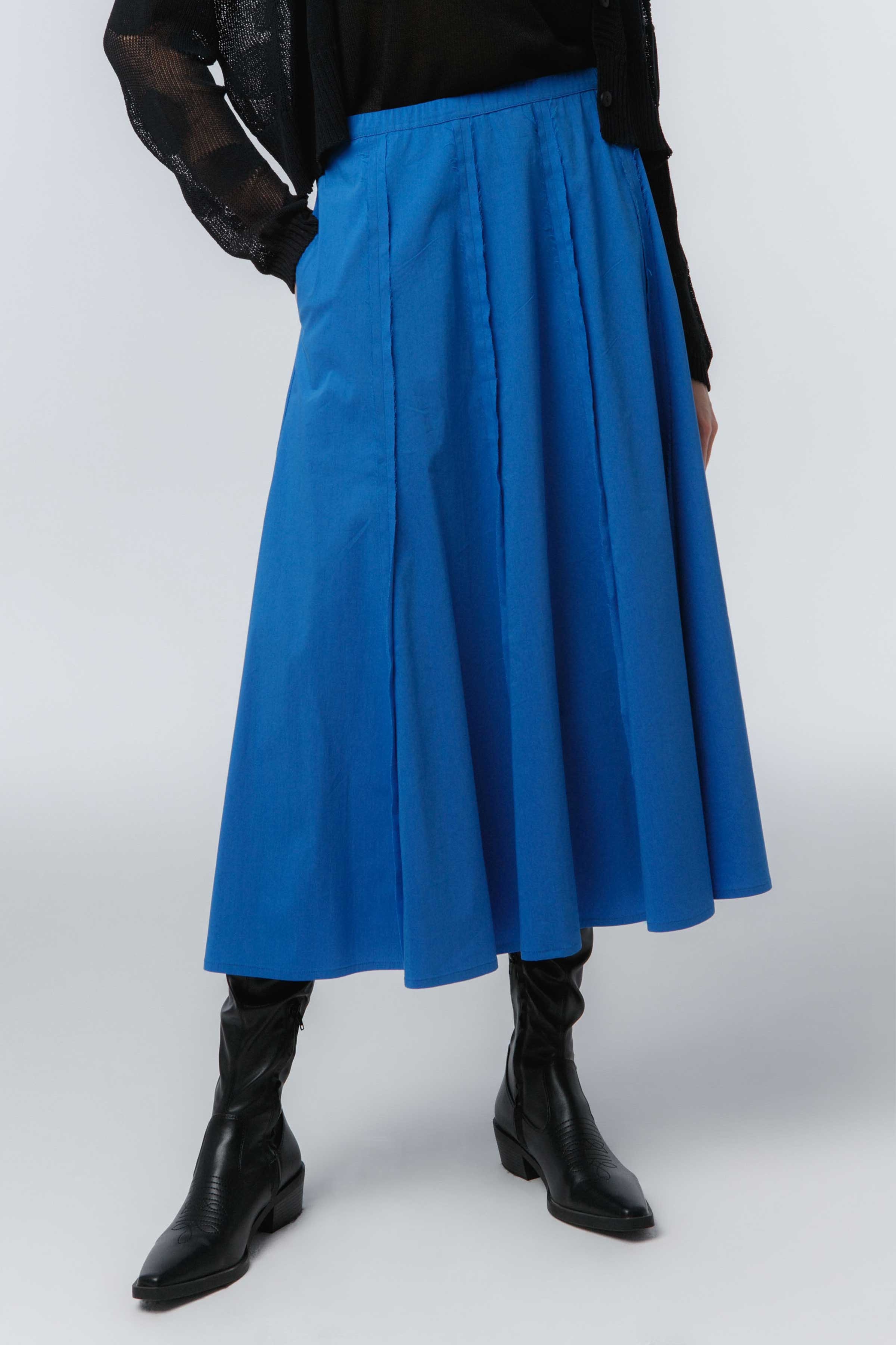 Юбка Хлопок гранж 35 Синий (bleu) от Lesel (Лесель)! Заказывайте по ✆ 8 (800) 777 02 37