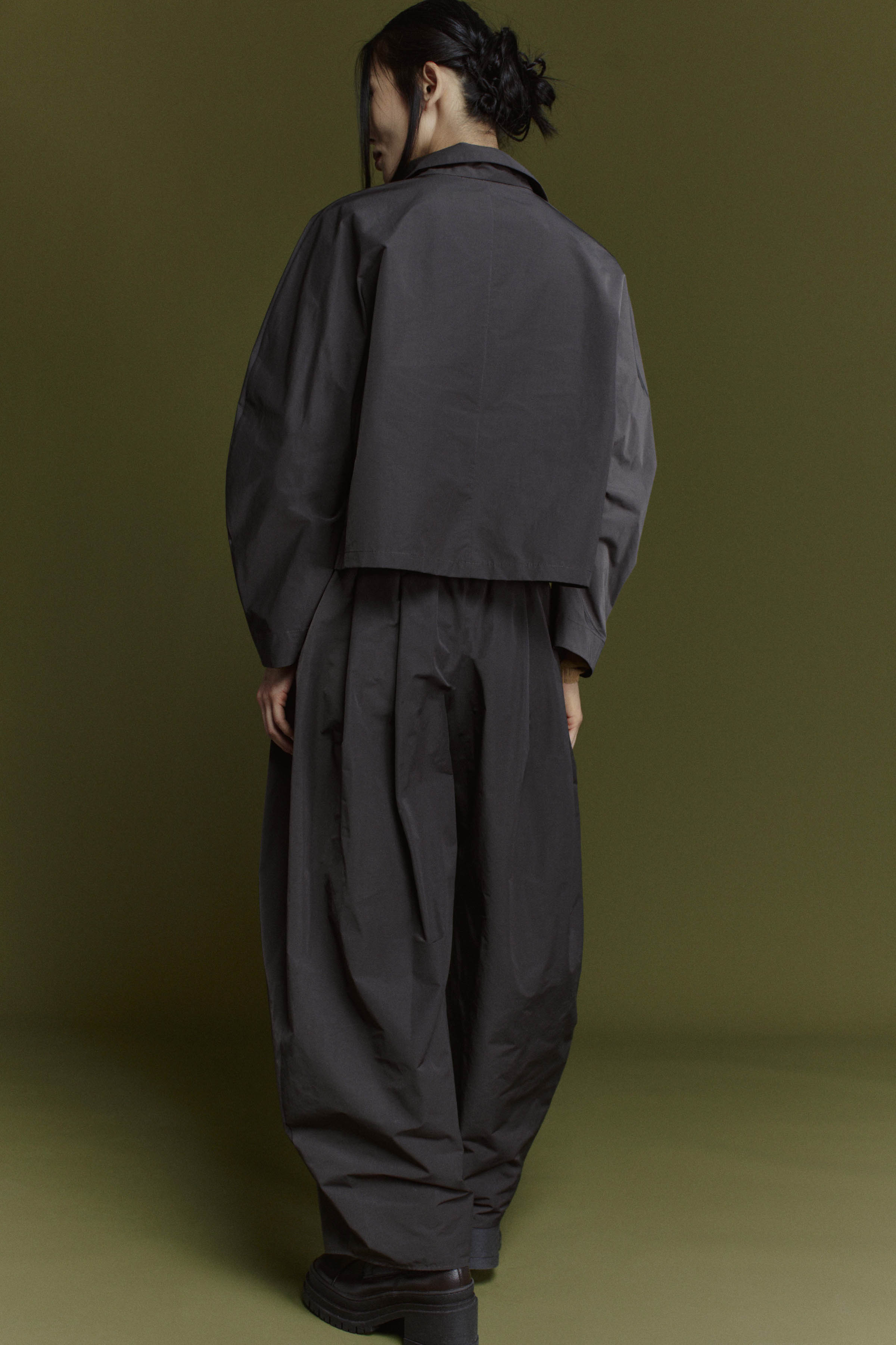 Брюки ромб со складками