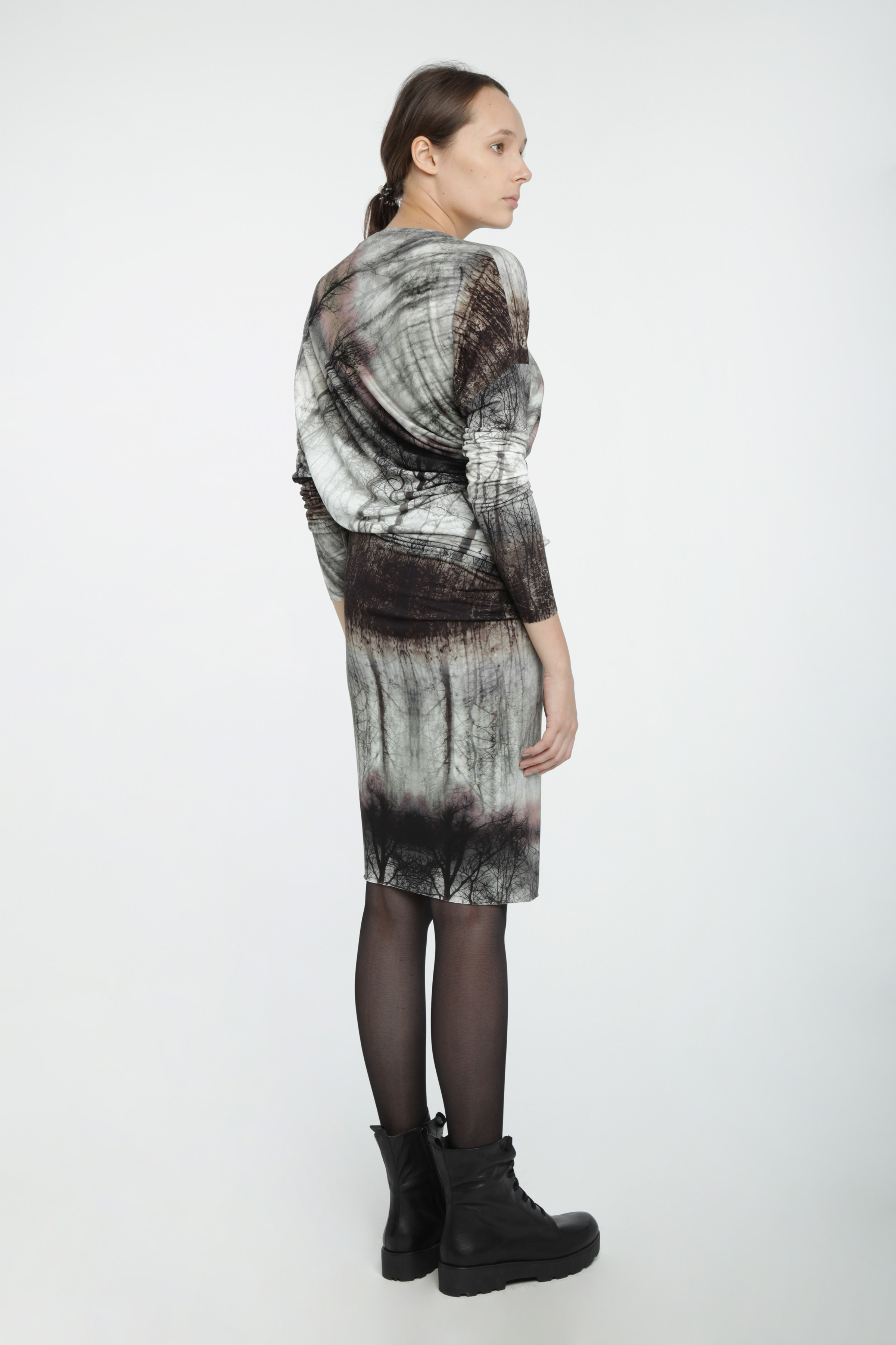 Туника  "Деревья асимметричная драпировка" c2731d8a-e55d-11e2-8113-0018f30686b2 от Lesel (Лесель)! Заказывайте по ✆ 8 (800) 777 02 37