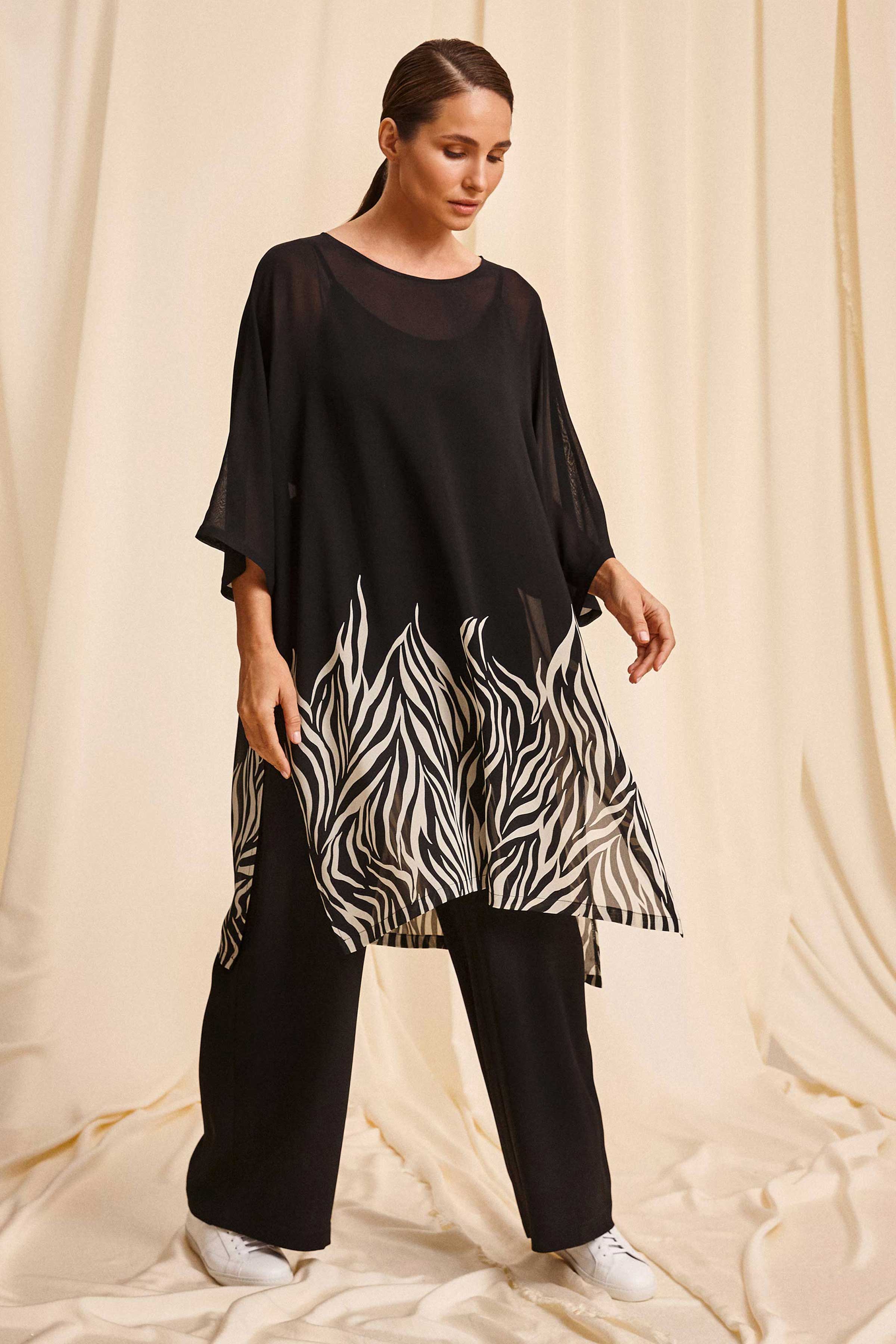 Платье Пламя, туника 45 Пламя (flamme), 03 Молоко (lait) от Lesel (Лесель)! Заказывайте по ✆ 8 (800) 777 02 37