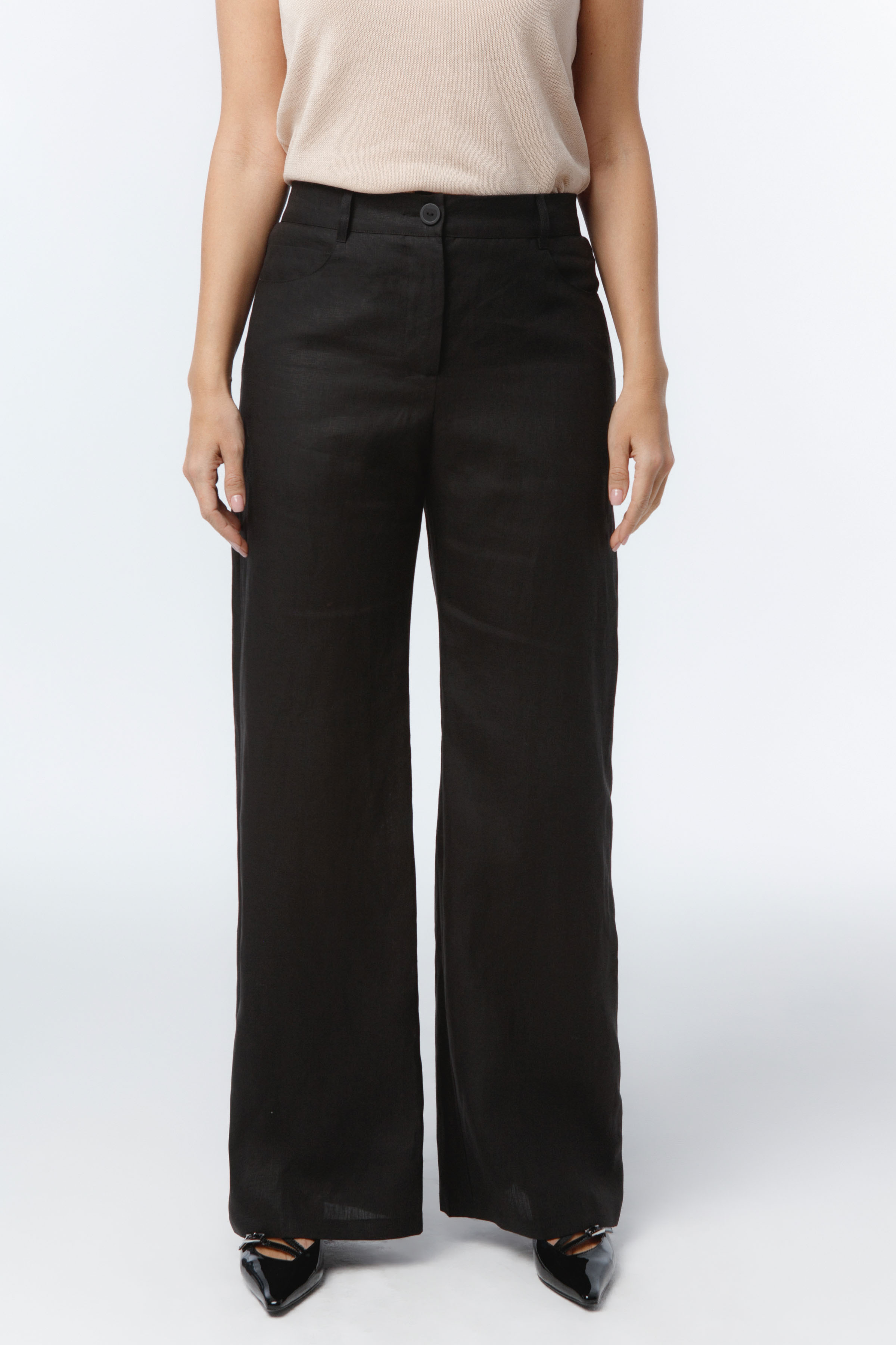 Брюки Трубы, лён  от Lesel (Лесель)! Заказывайте по ✆ 8 (800) 777 02 37