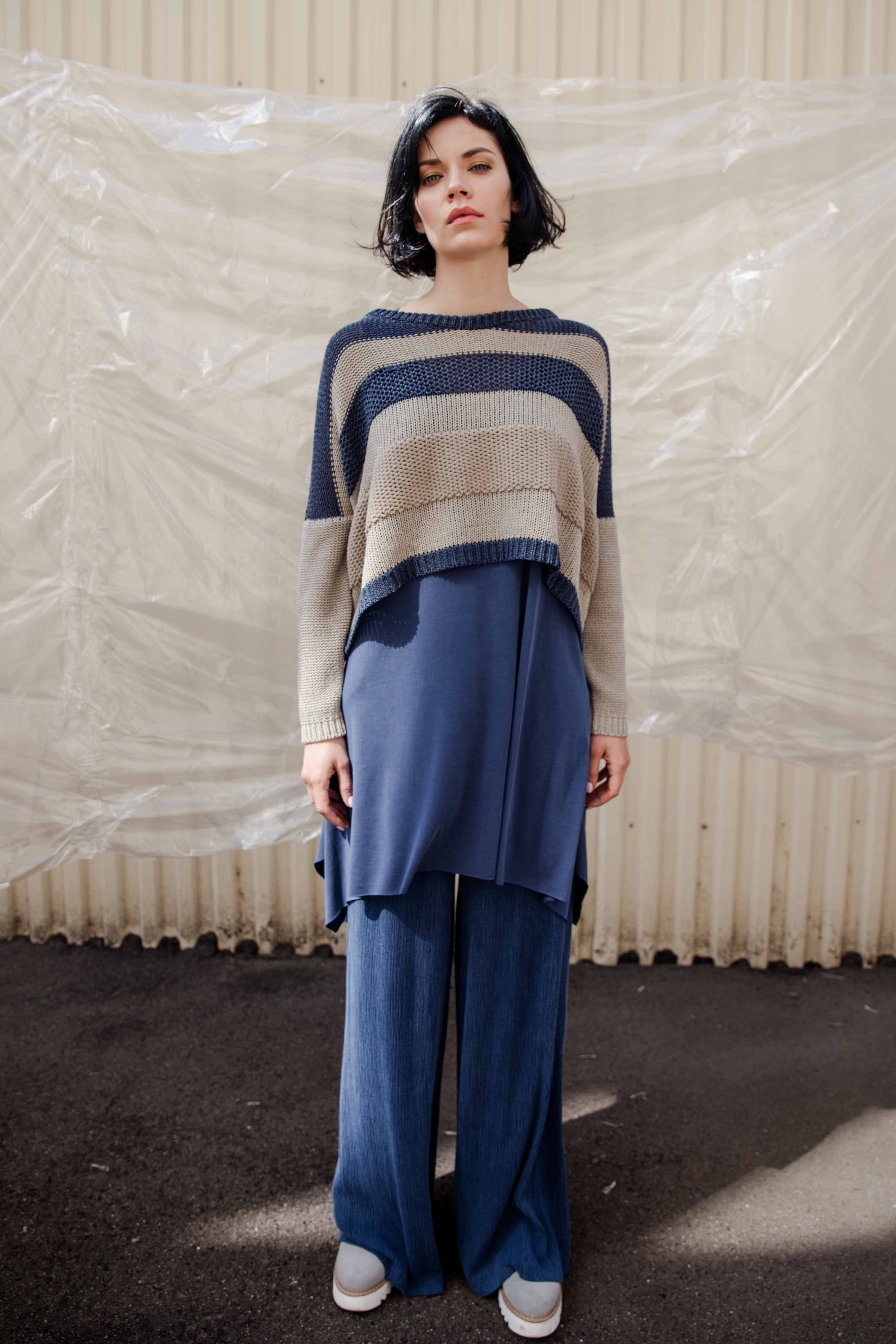 Брюки очень широкие, варёная жатка  от Lesel (Лесель)! Заказывайте по ✆ 8 (800) 777 02 37