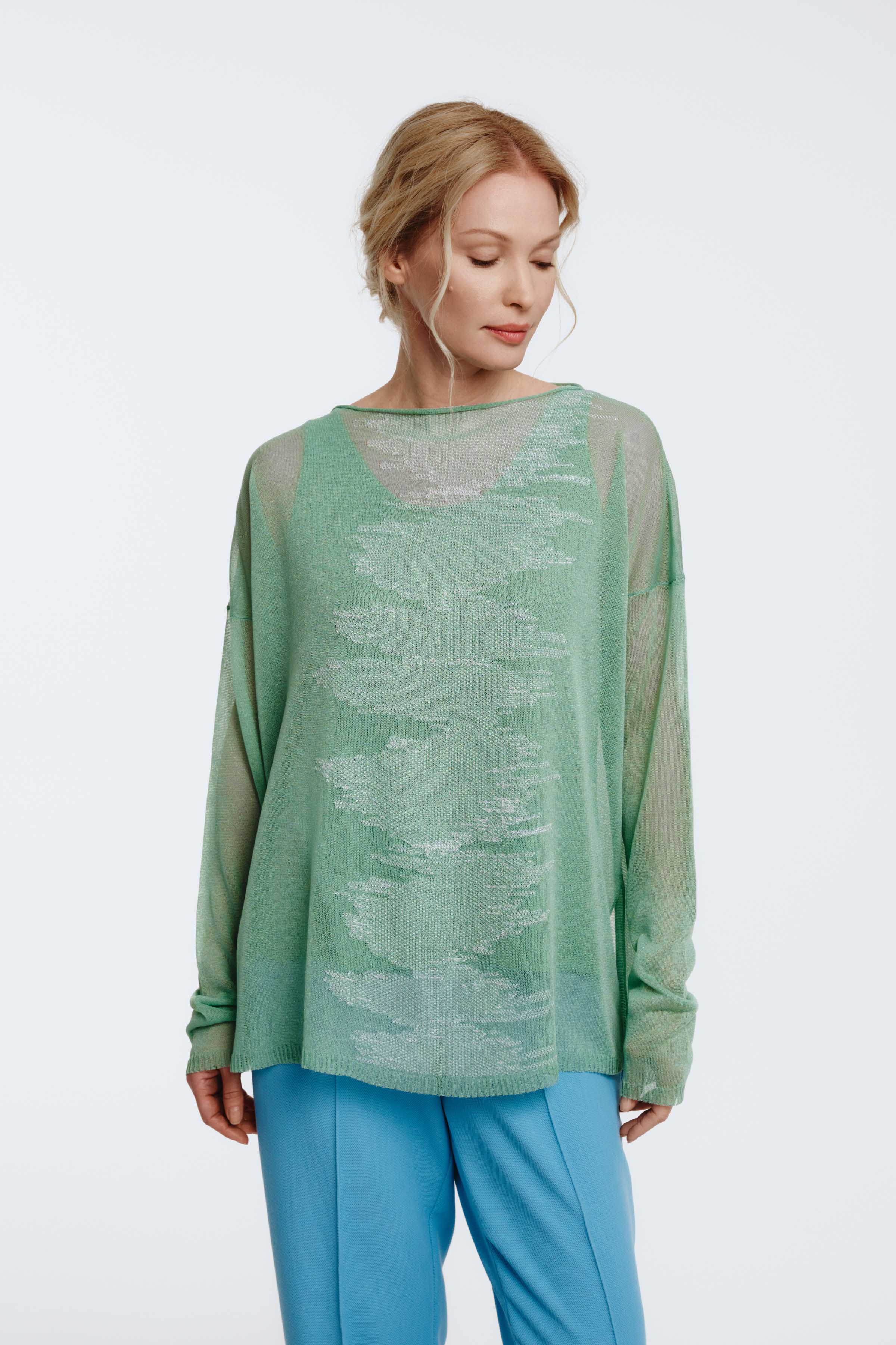 Джемпер Тень  от Lesel (Лесель)! Заказывайте по ✆ 8 (800) 777 02 37