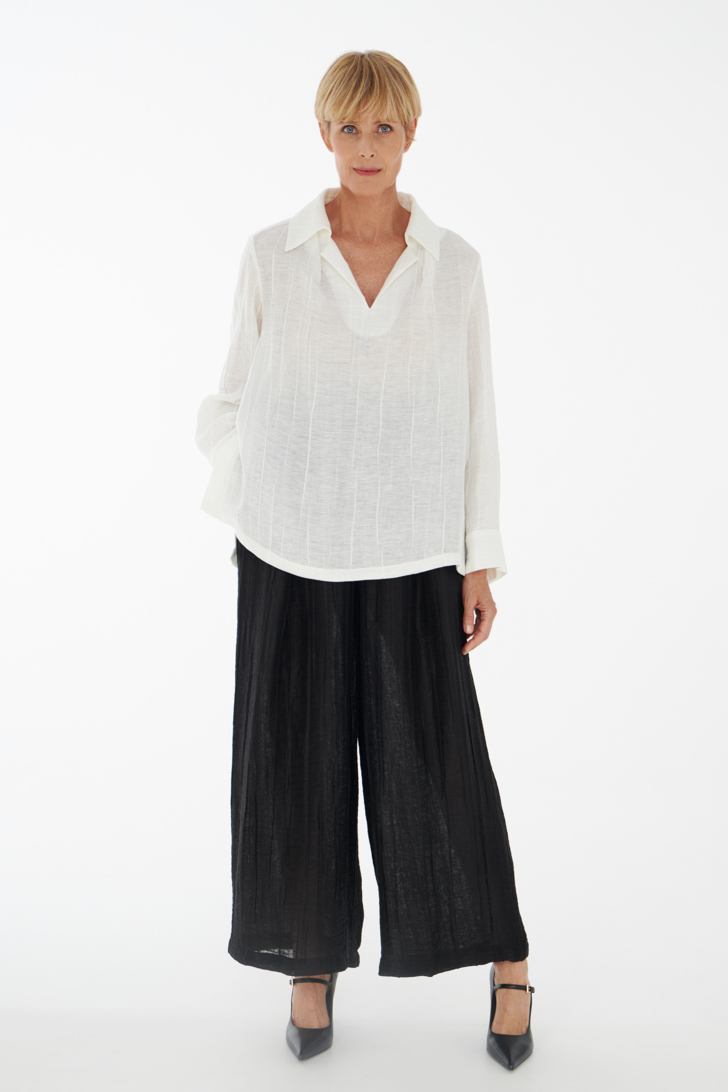 Брюки жатые двухслойные  от Lesel (Лесель)! Заказывайте по ✆ 8 (800) 777 02 37