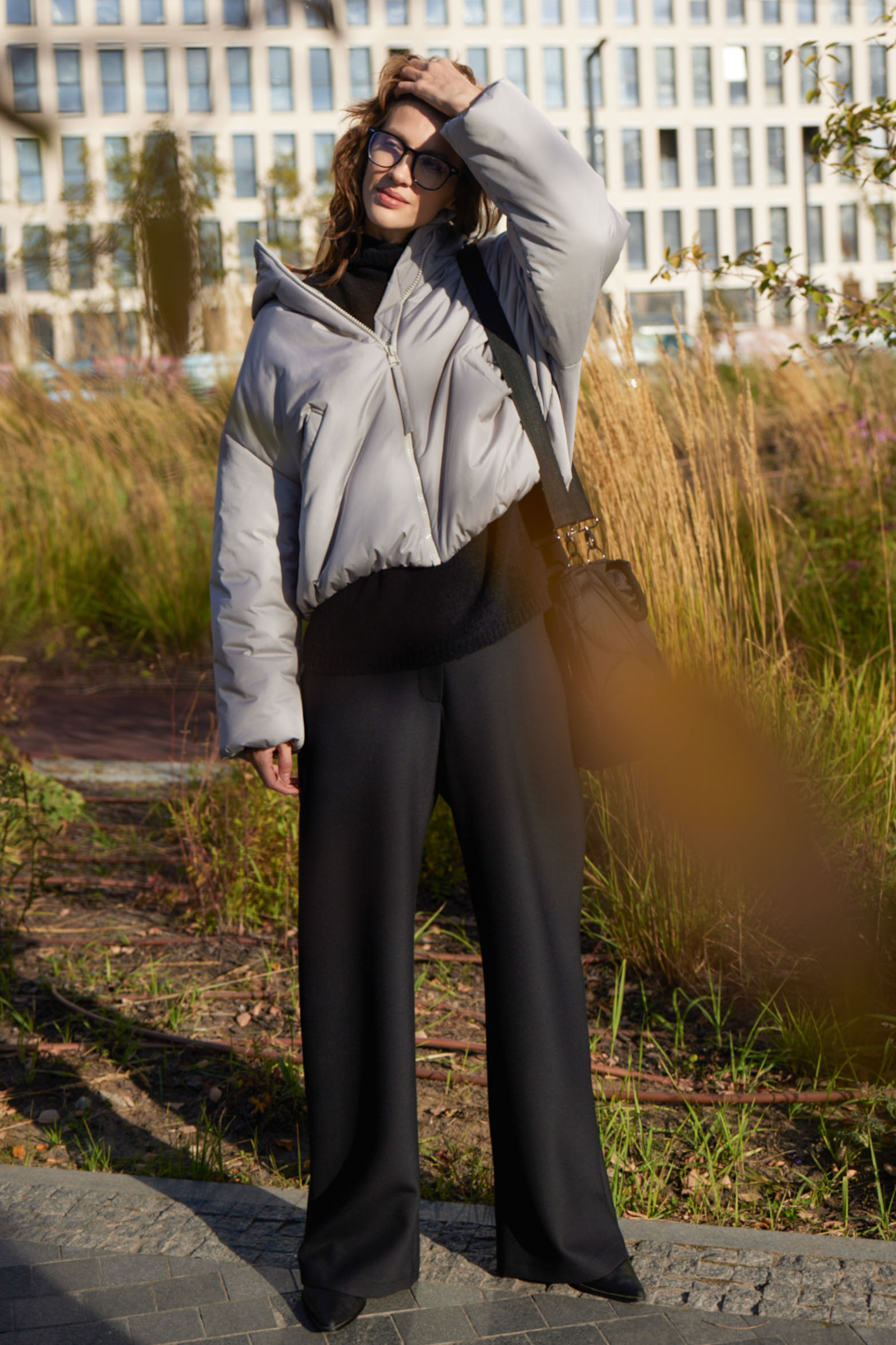 Куртка короткая, с капюшоном, гладкая 10 Серый (grise), 00 Черный (noir) от Lesel (Лесель)! Заказывайте по ✆ 8 (800) 777 02 37