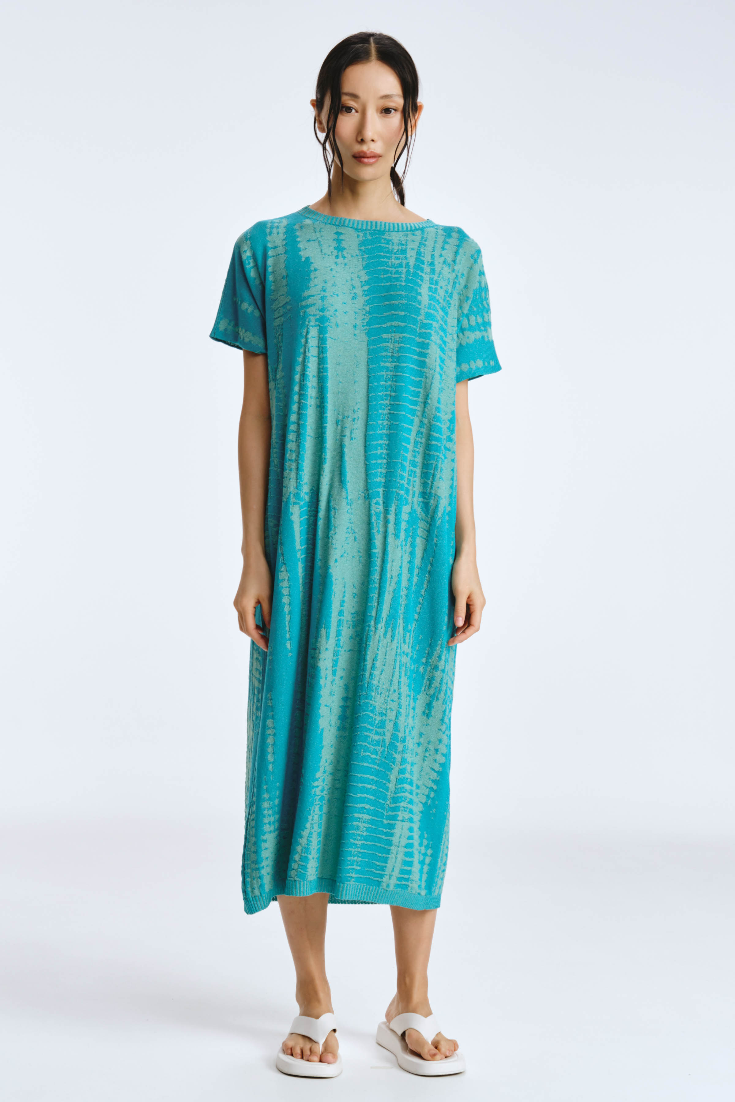 Платье Гофре 36 Бирюза (turguoise) от Lesel (Лесель)! Заказывайте по ✆ 8 (800) 777 02 37