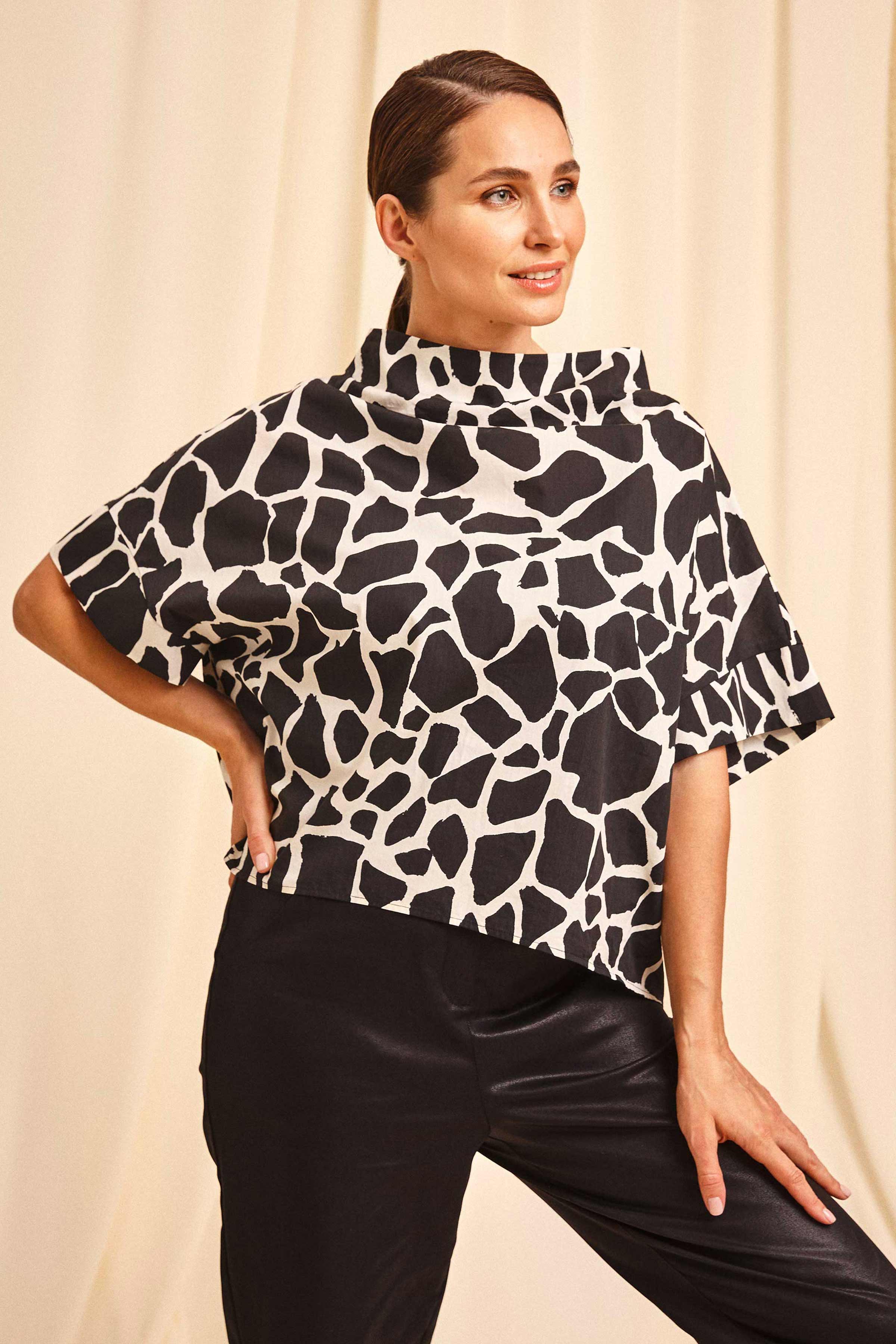 Блуза Жираф, топ 40 Жираф (girafe) от Lesel (Лесель)! Заказывайте по ✆ 8 (800) 777 02 37