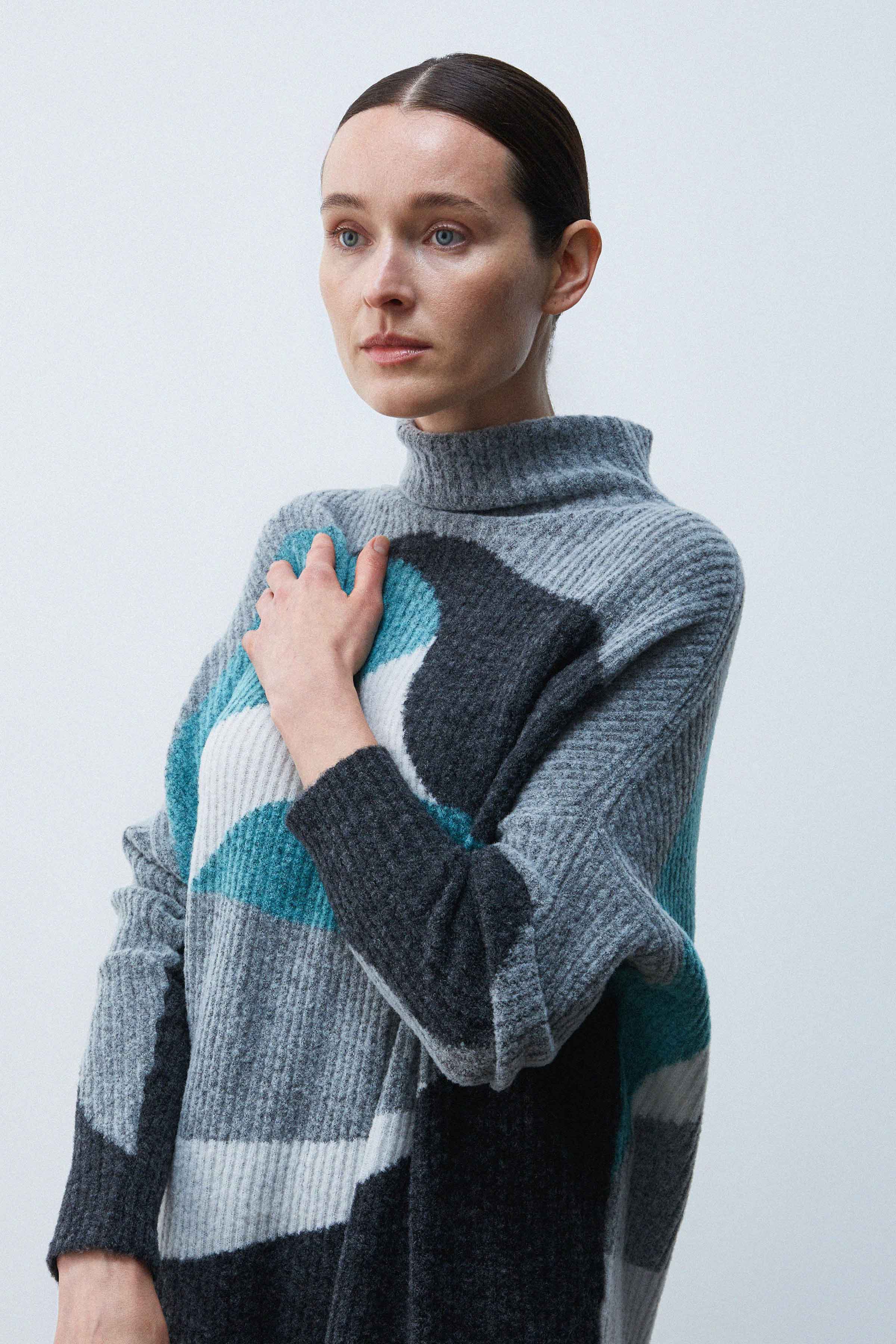 Платье "Циклон" 15 Серый меланж (melange gris) от Lesel (Лесель)! Заказывайте по ✆ 8 (800) 777 02 37