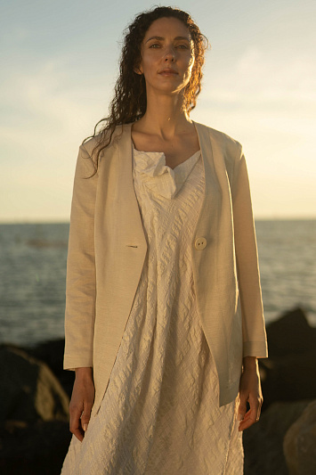 Жакет без лацканов